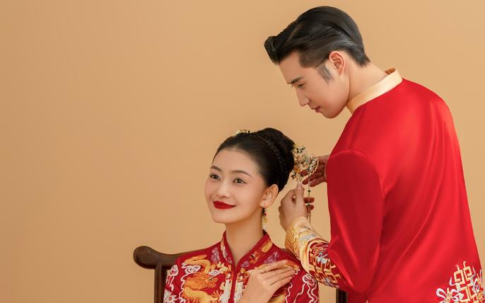 长辈们都超爱的中式婚纱照🔥热闹喜庆