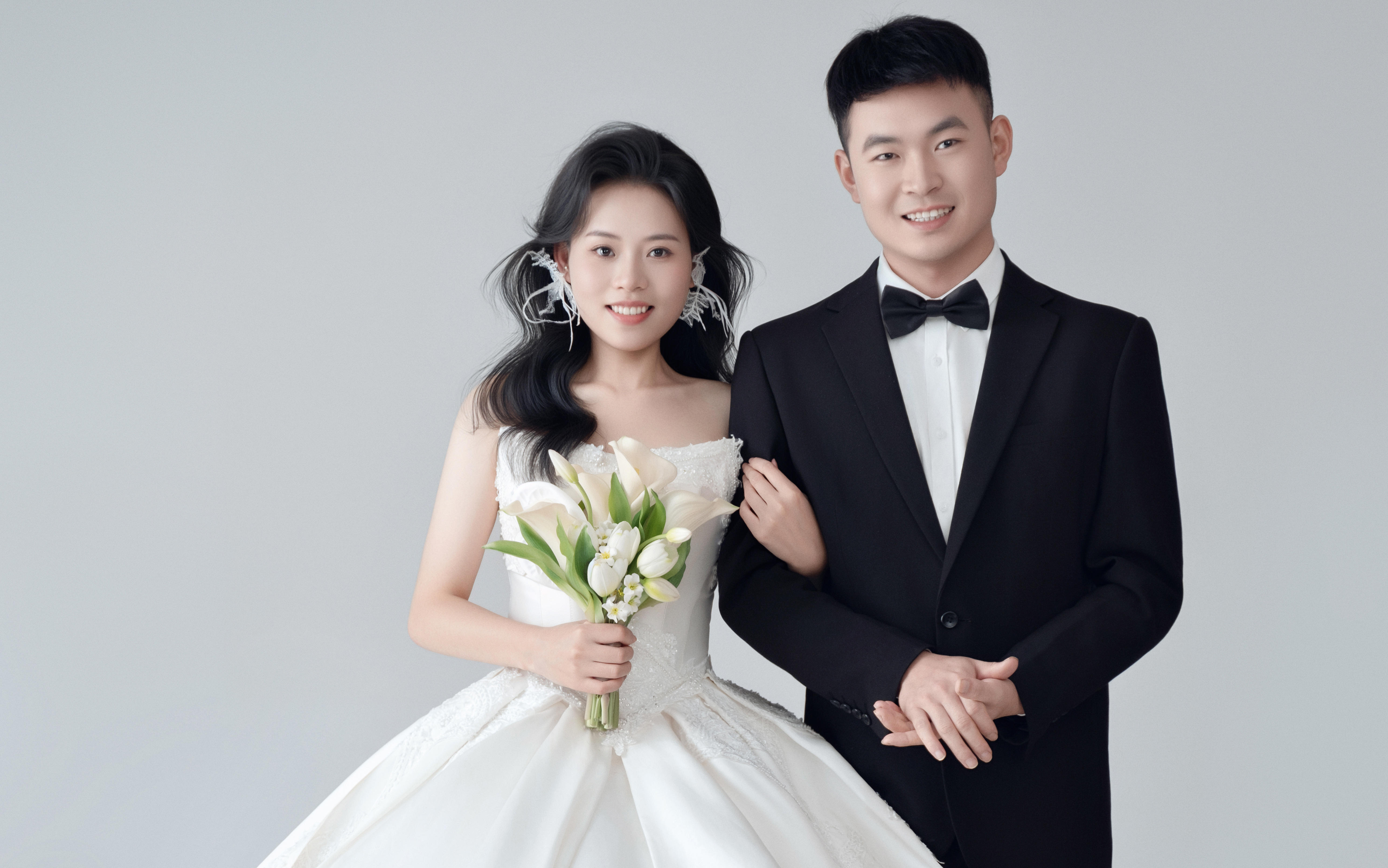 无法抗拒的极简主纱婚纱照🤍高级又甜蜜