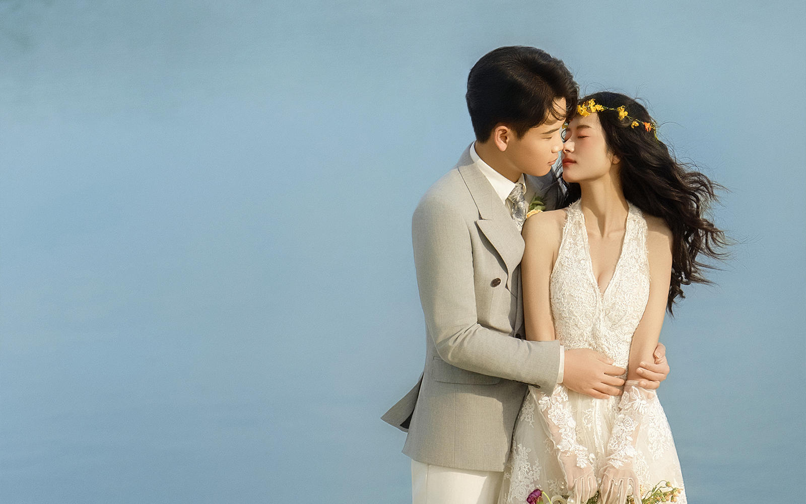 法式森系婚紗照~電影感婚紗照