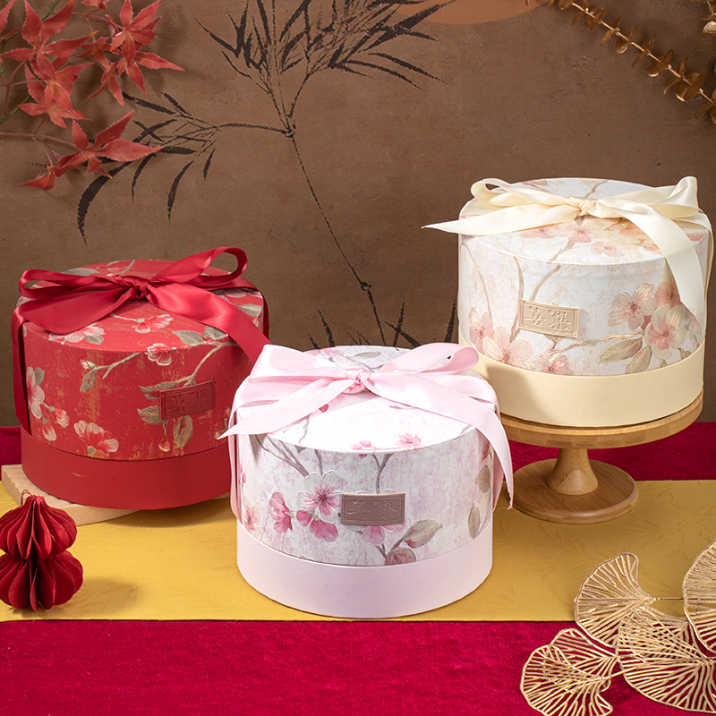 鎏金喜乐圆盒系列 伴手礼女伴娘结婚送宾客回礼实用新婚回礼