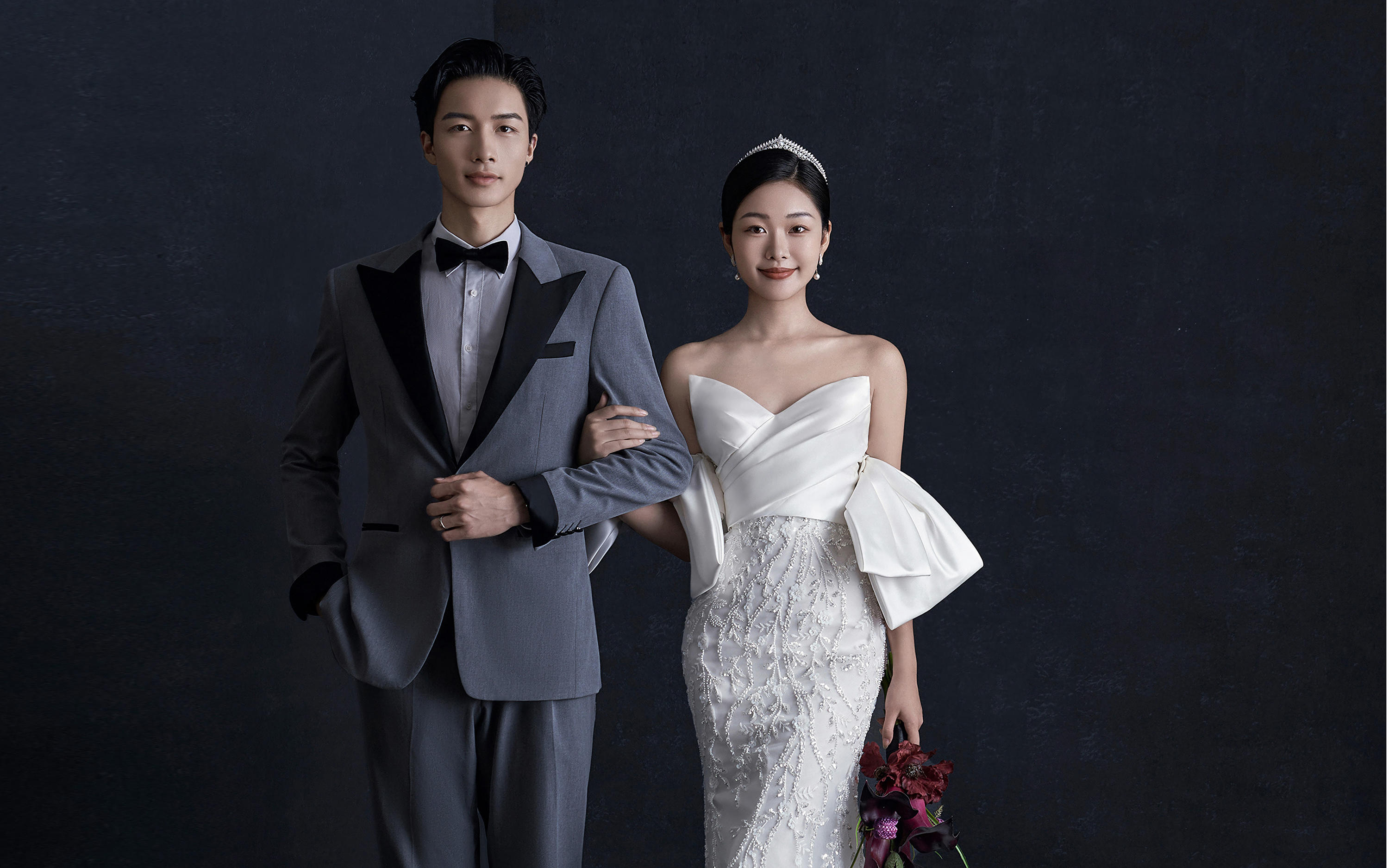 好美的韩式婚纱照