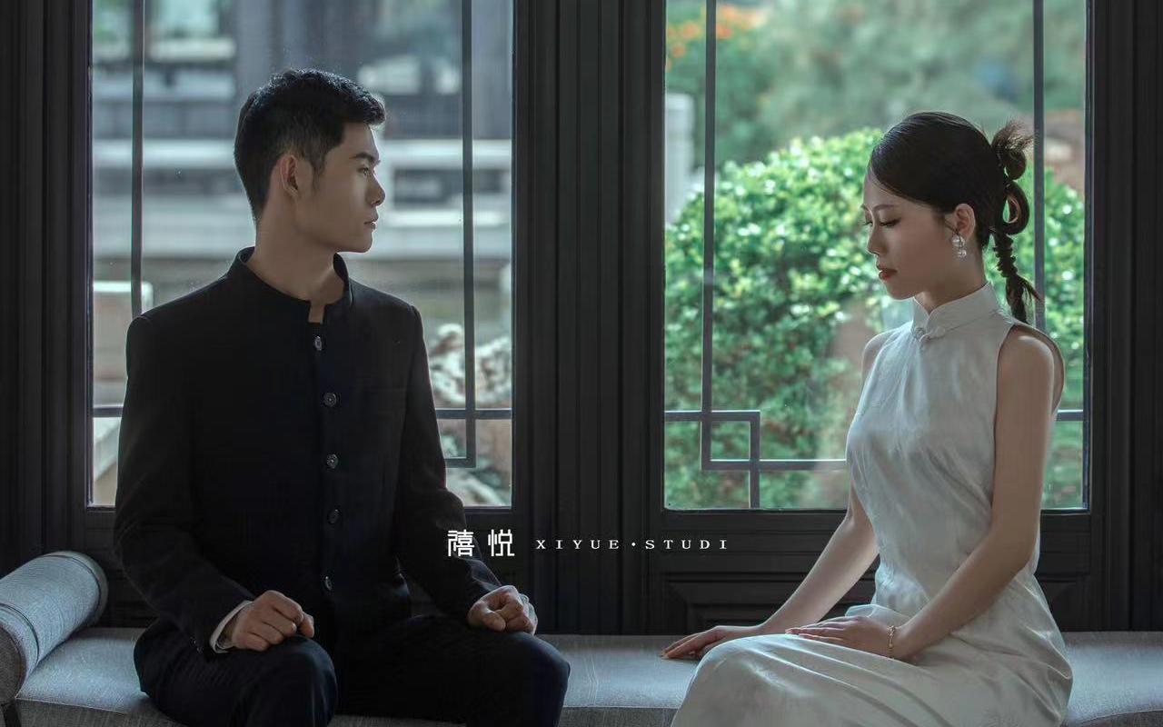 一眼沦陷，温柔到骨子里的复古园林旗袍风婚纱照📷