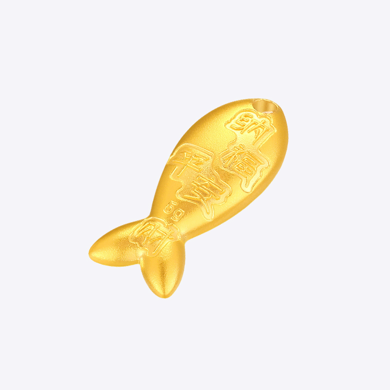 SHINEKEY 光钥 古法传承纳福年年有余小黄鱼金条 5克