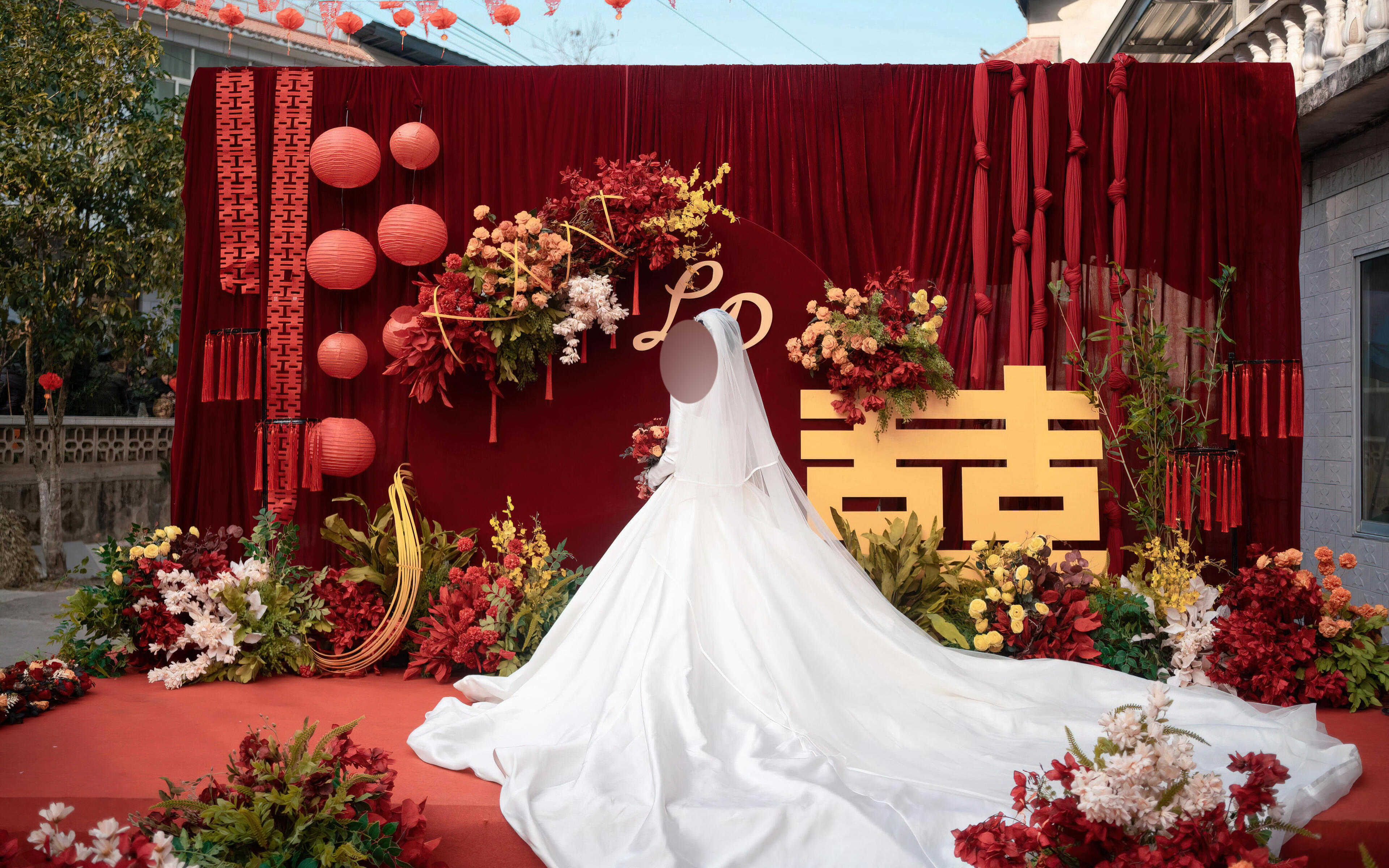 【红妆】老家房子简单中式婚礼💒布置✨喜庆又出片