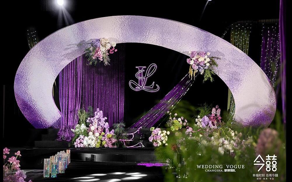 黛紫色韓式婚禮