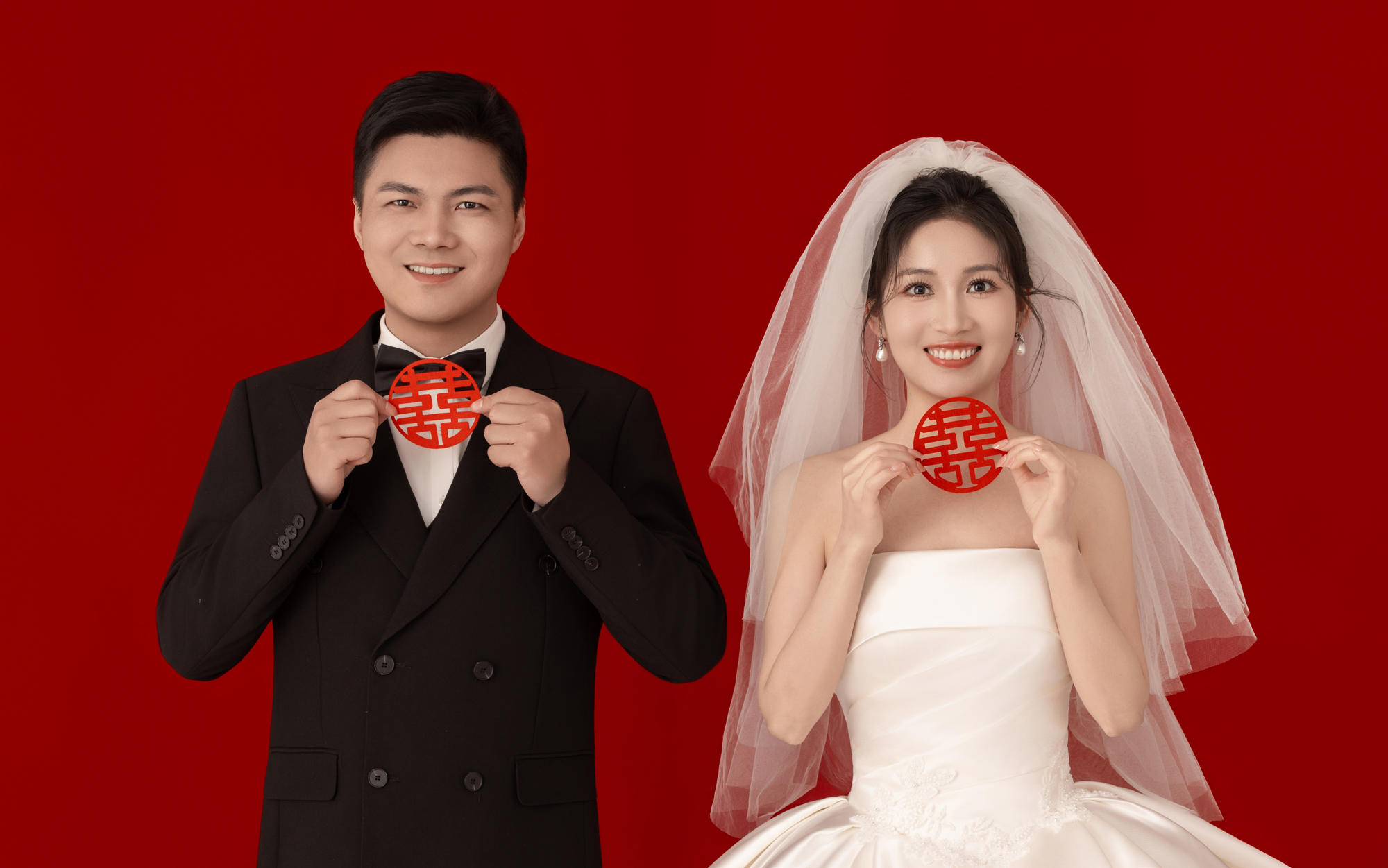 甜甜的喜嫁婚紗照我們也拍啦