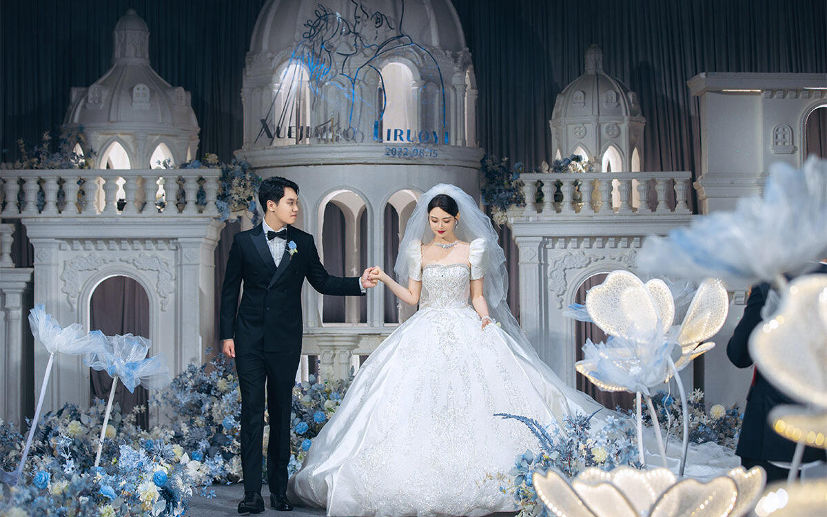 【娜薇尔婚礼】超心动的蓝色城堡婚礼