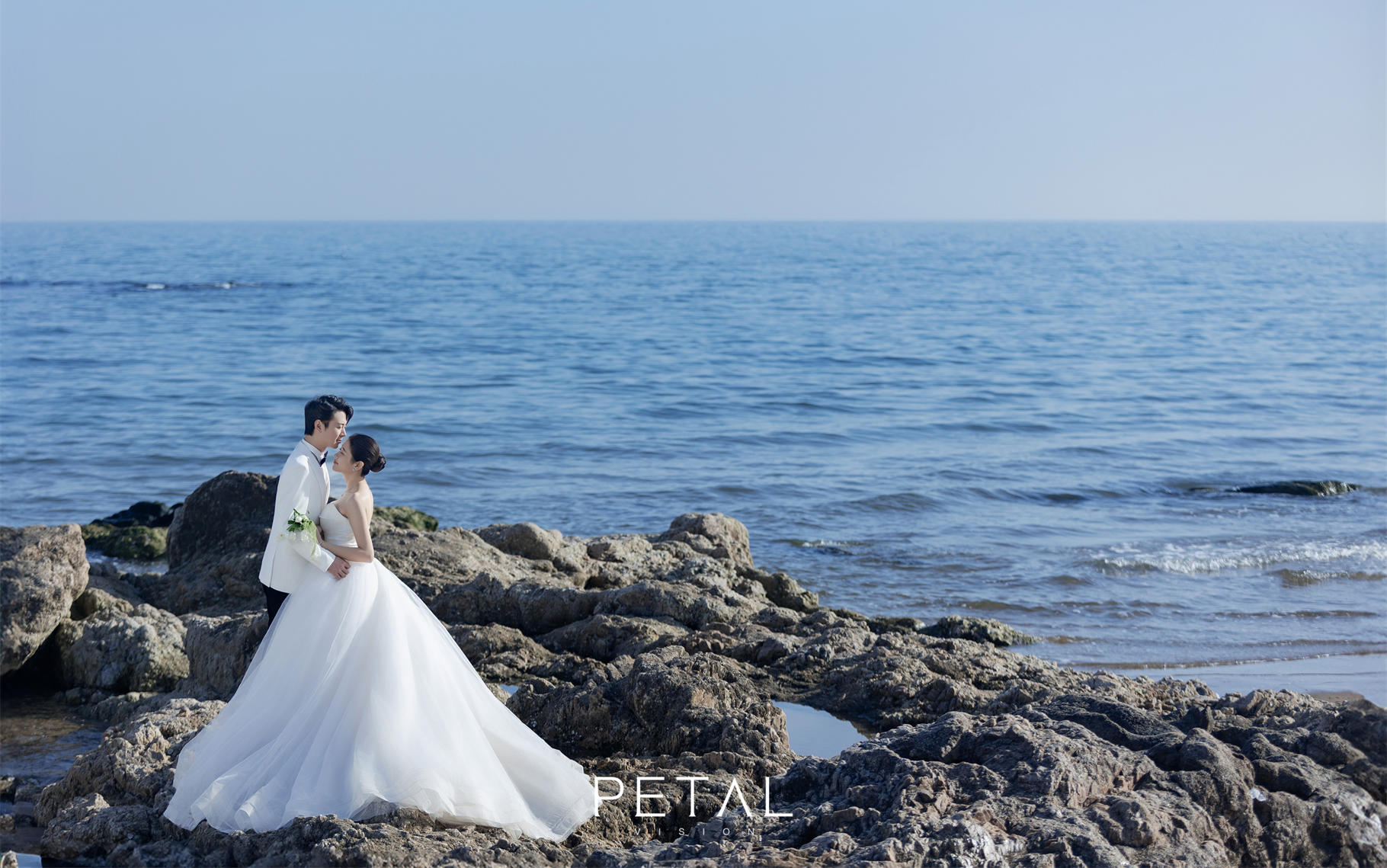 花瓣摄影•海滨婚纱照