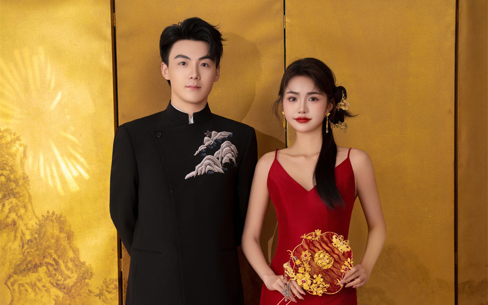 端莊大氣新國風婚紗照