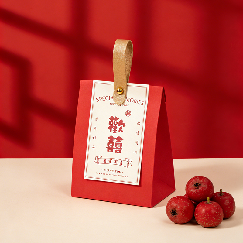 包好发货 成品喜糖套餐欢喜提手 喜糖+喜糖盒【成品喜糖不支持退换】