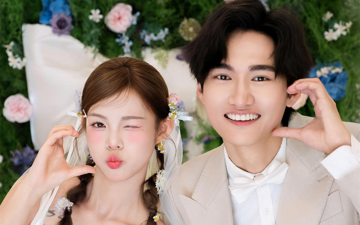 【D视觉摄影】俏皮感婚纱照！眨眼比耶甜度爆表