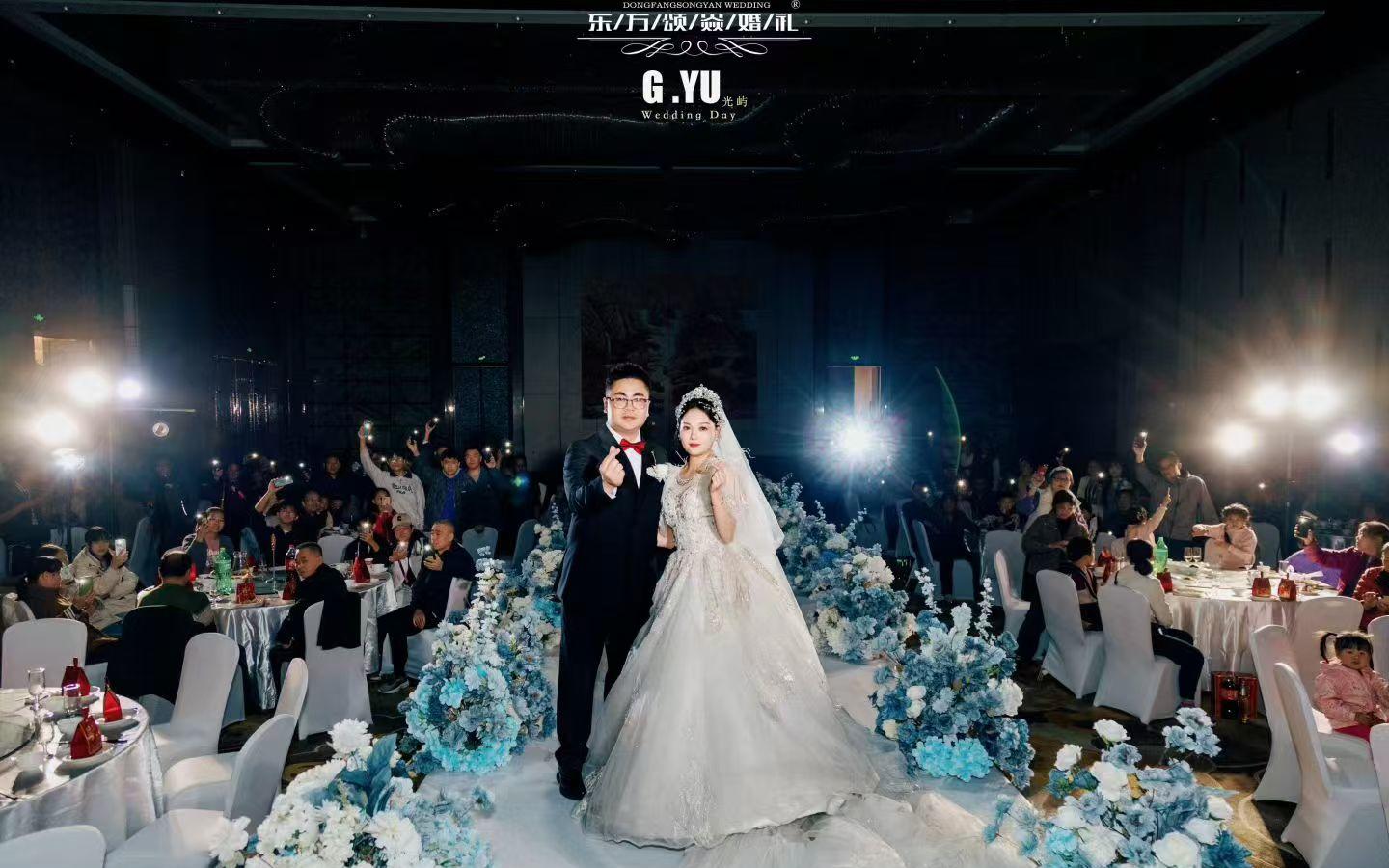 蓝白主题婚礼9999-13888参考价