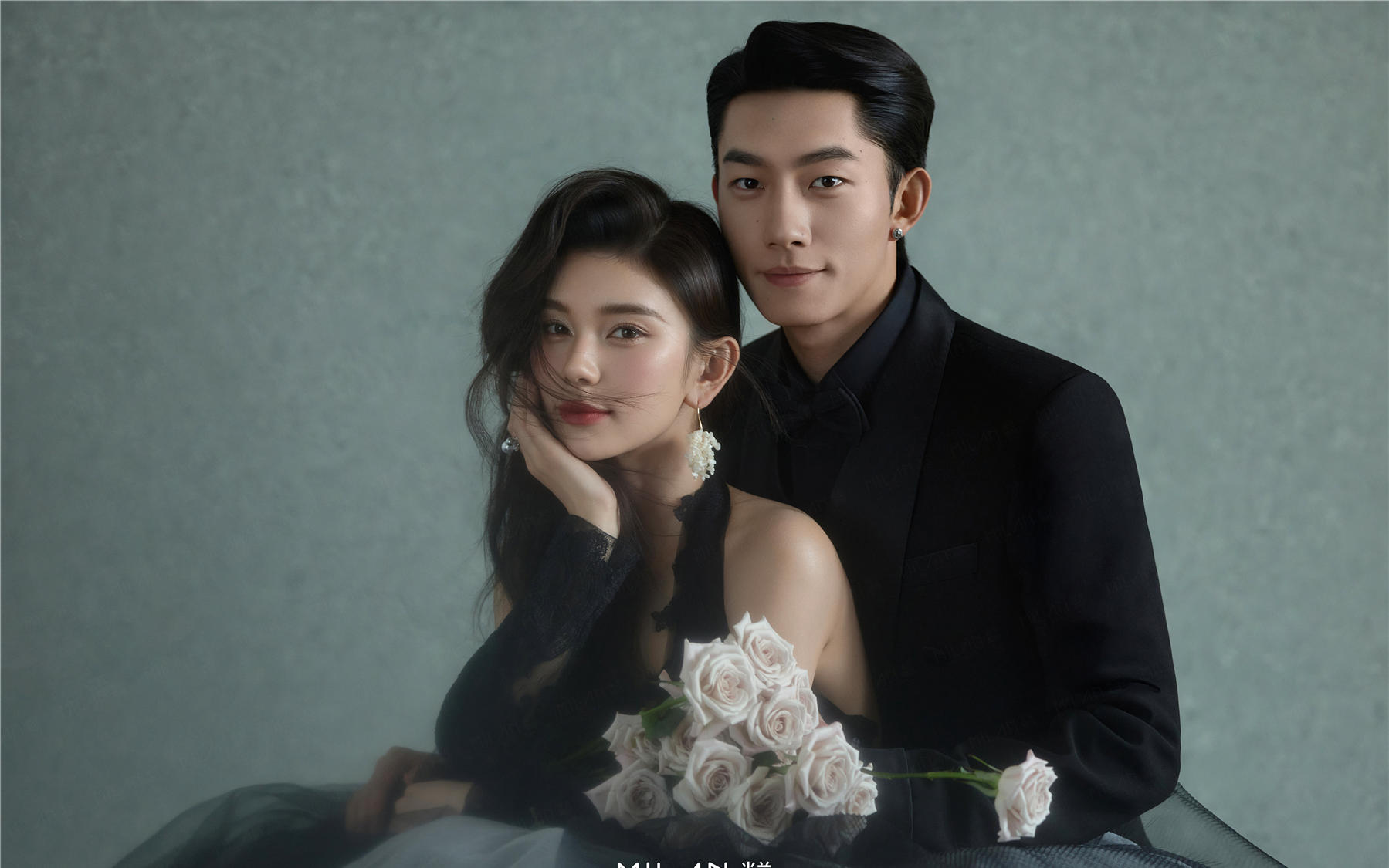 黑紗婚紗照 yyds??高級(jí)感焊臉上