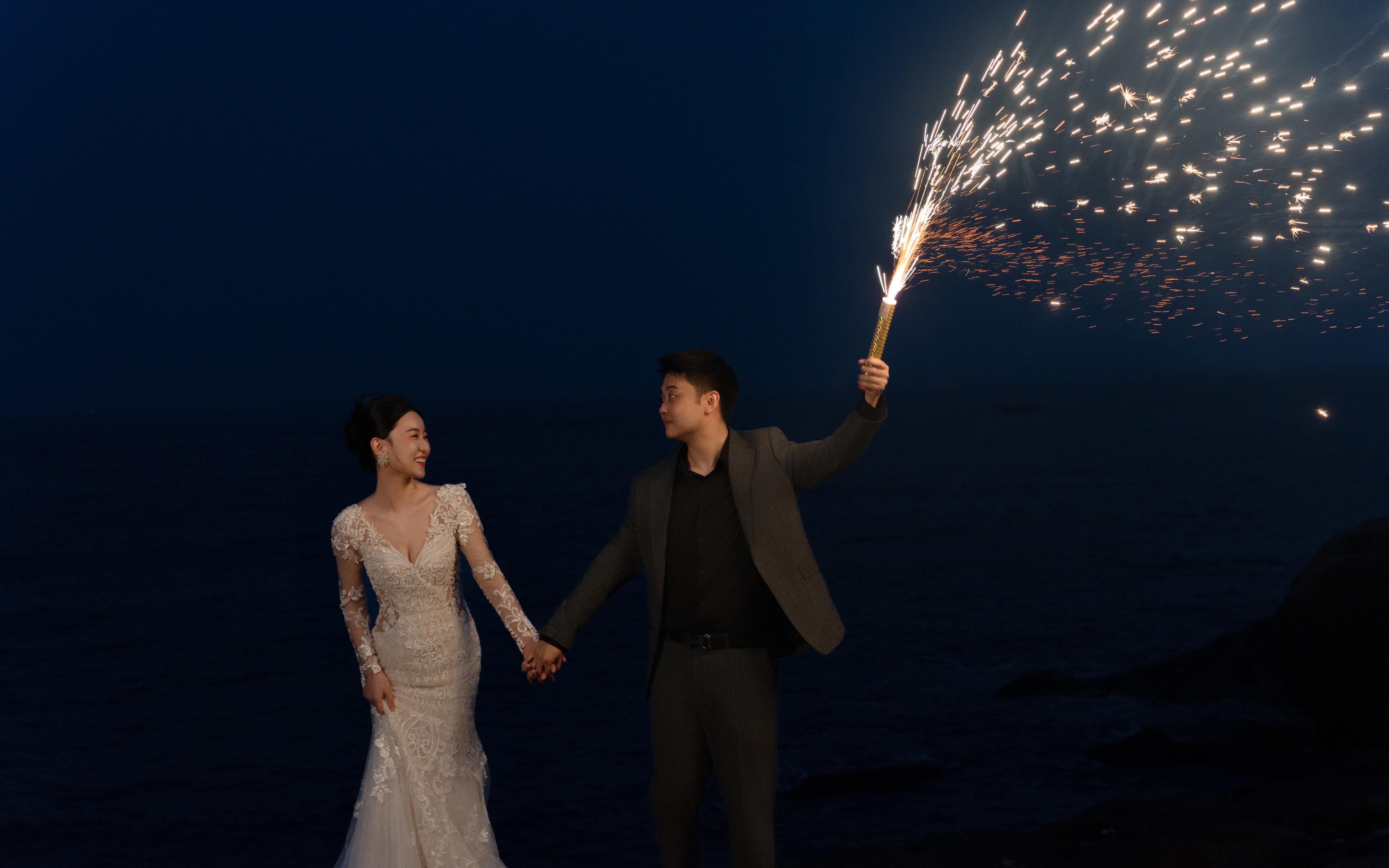 王書衡夫婦/海邊夜景系列
