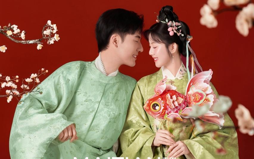 🌸古风少女俏皮可爱活泼年轻感满满红墙 屋檐 锦