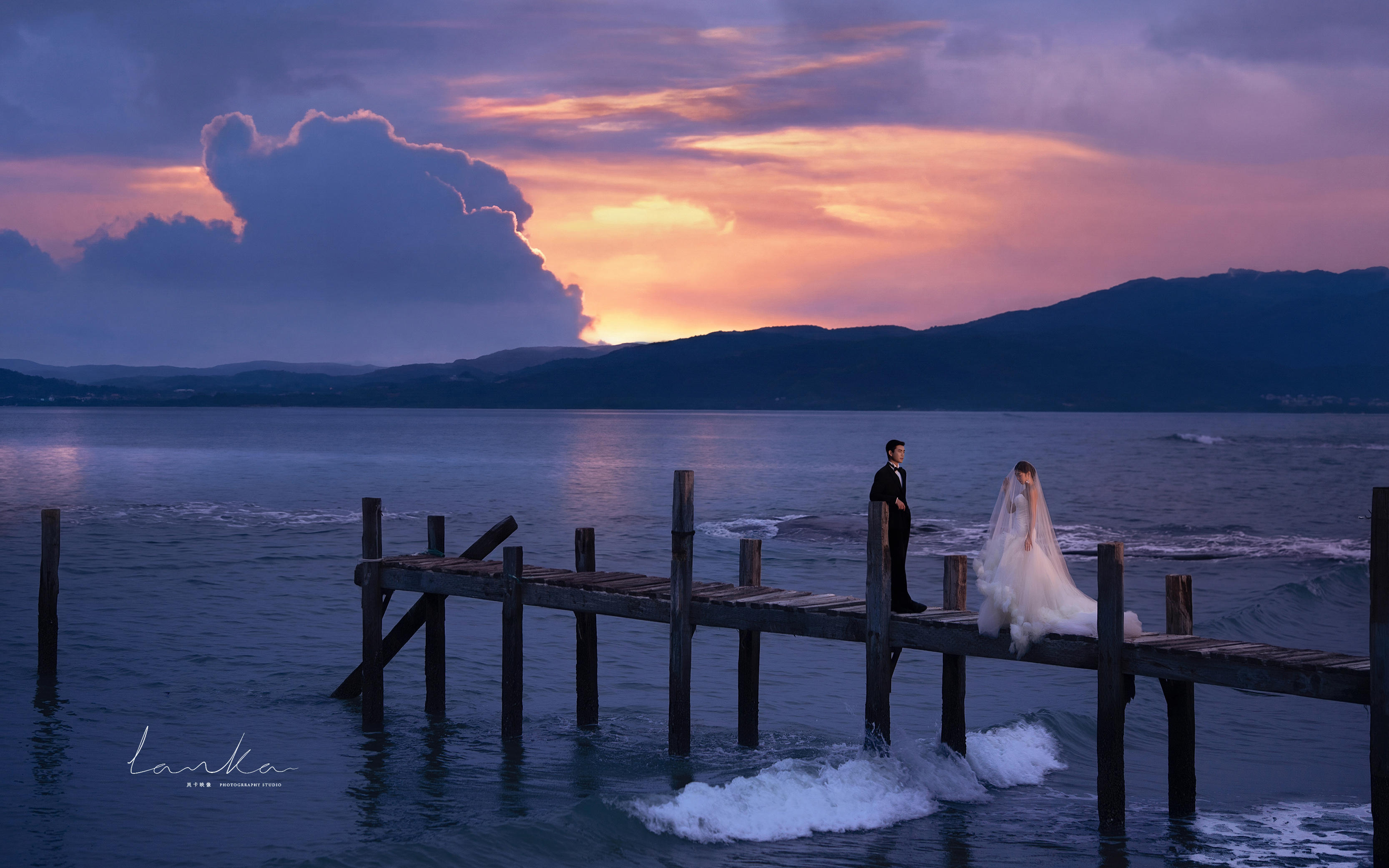 【岚卡映像】海边氛围感婚纱照