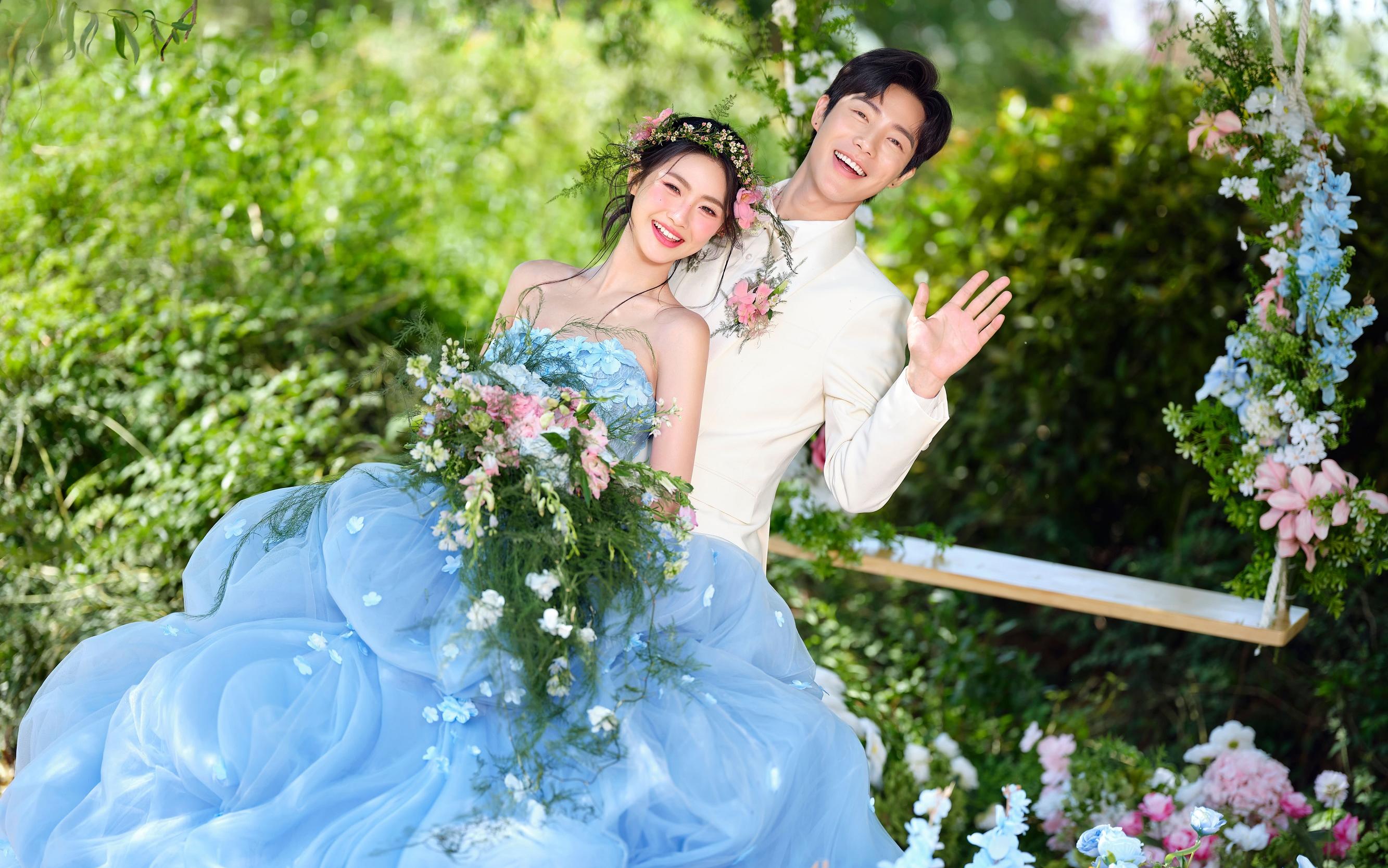 完全沦陷🌊这才是甜妹该拍的公主风婚纱照