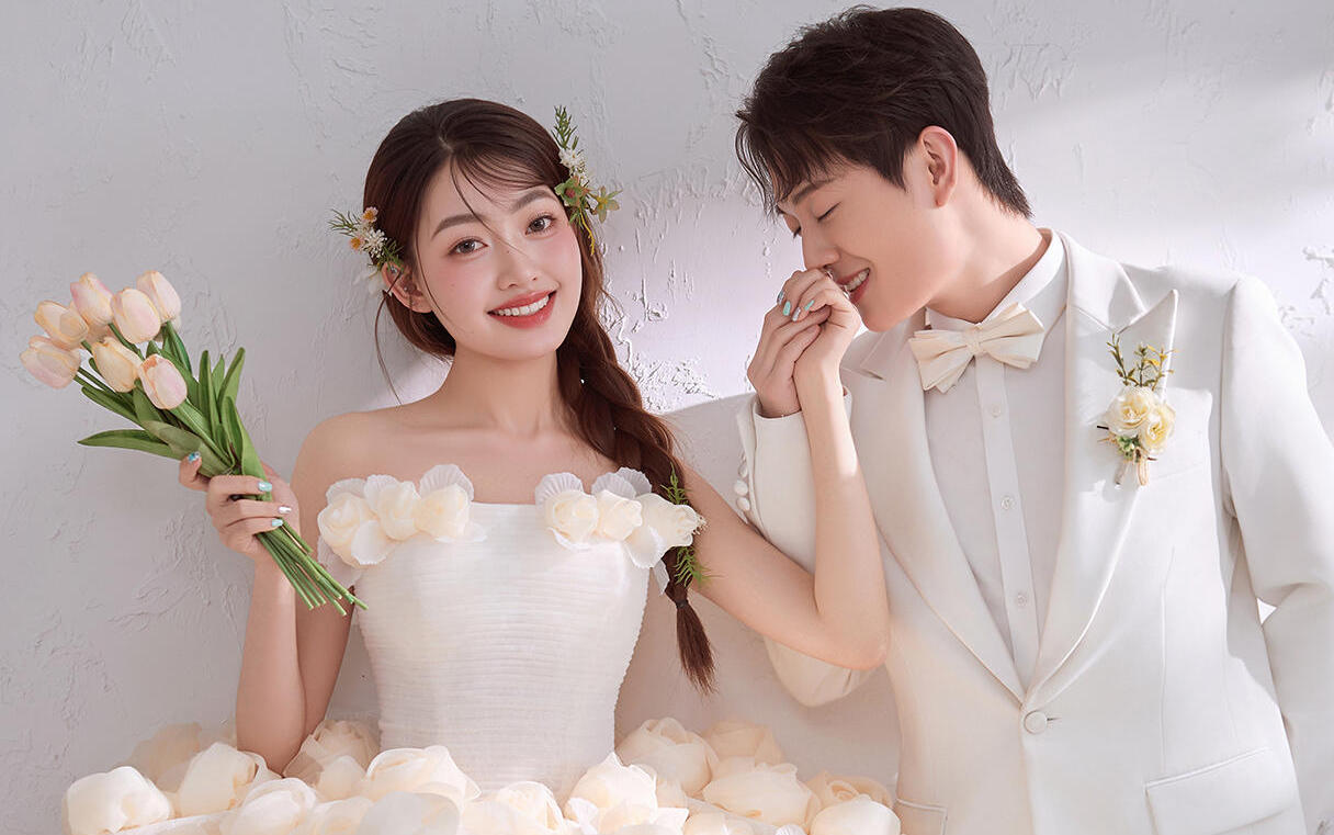 【韩系室内光影婚纱照】