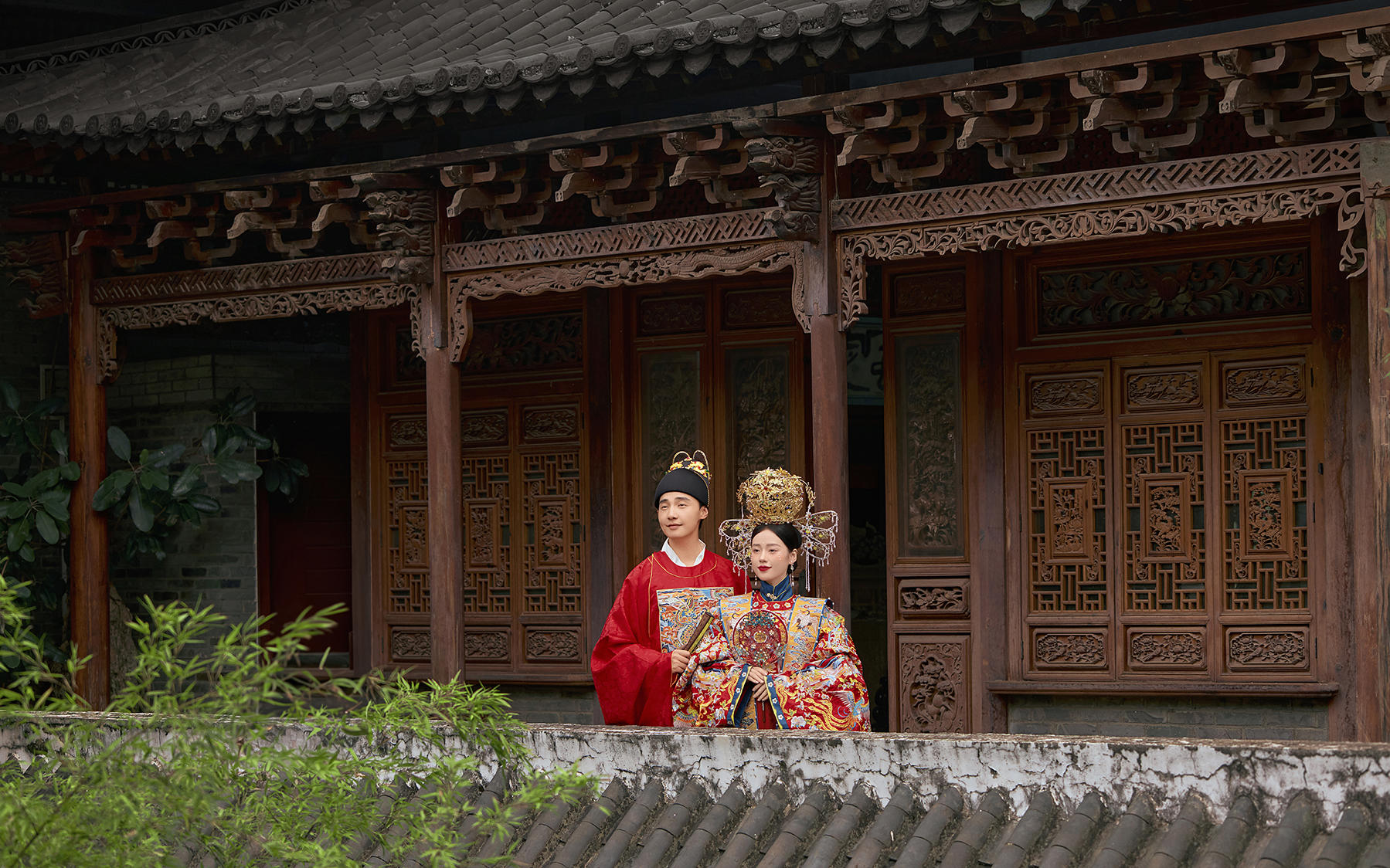 明制古建汉服婚纱照，中式浪漫满是穿越韵味🎎