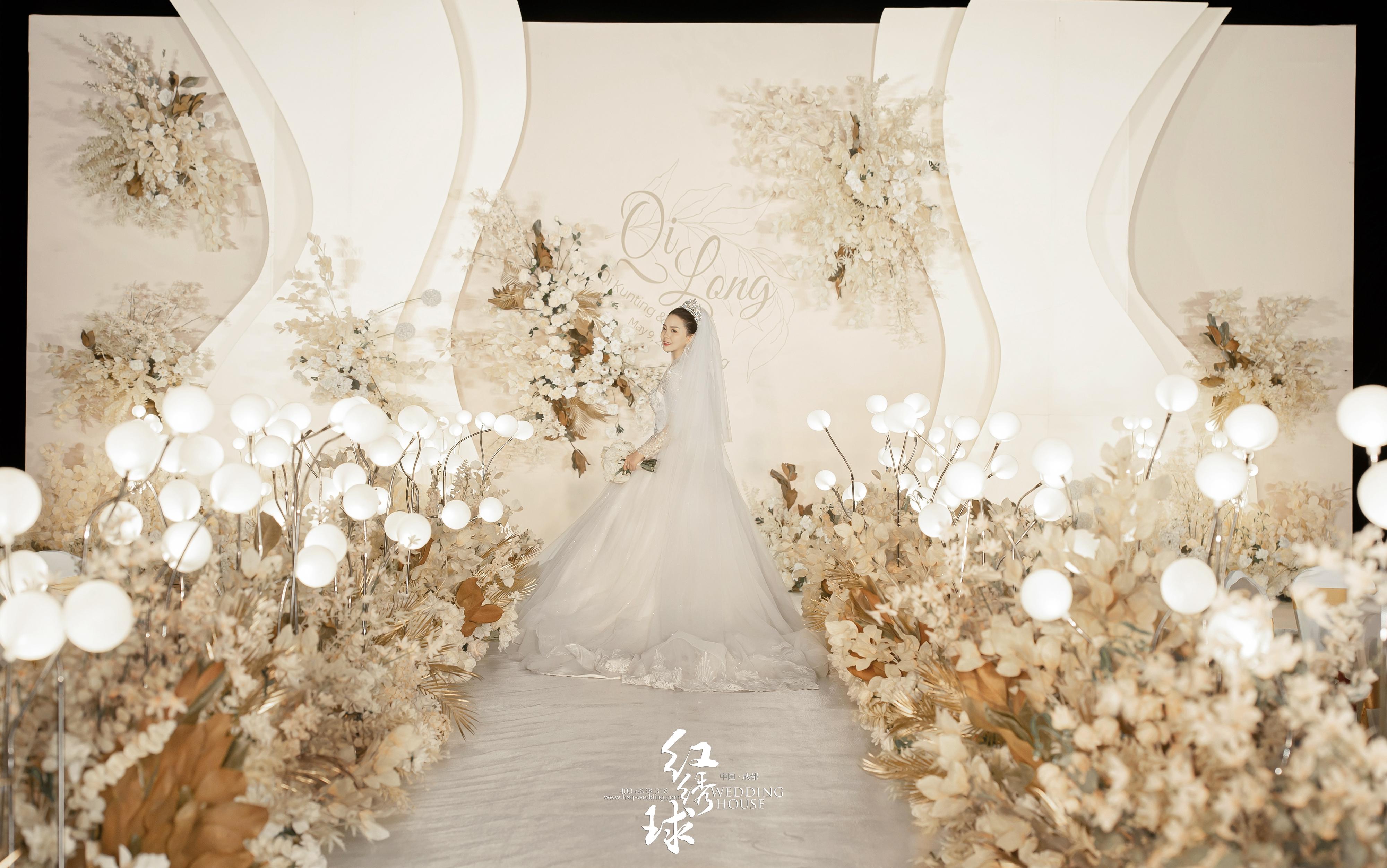 成都婚礼|浪漫香槟色婚礼