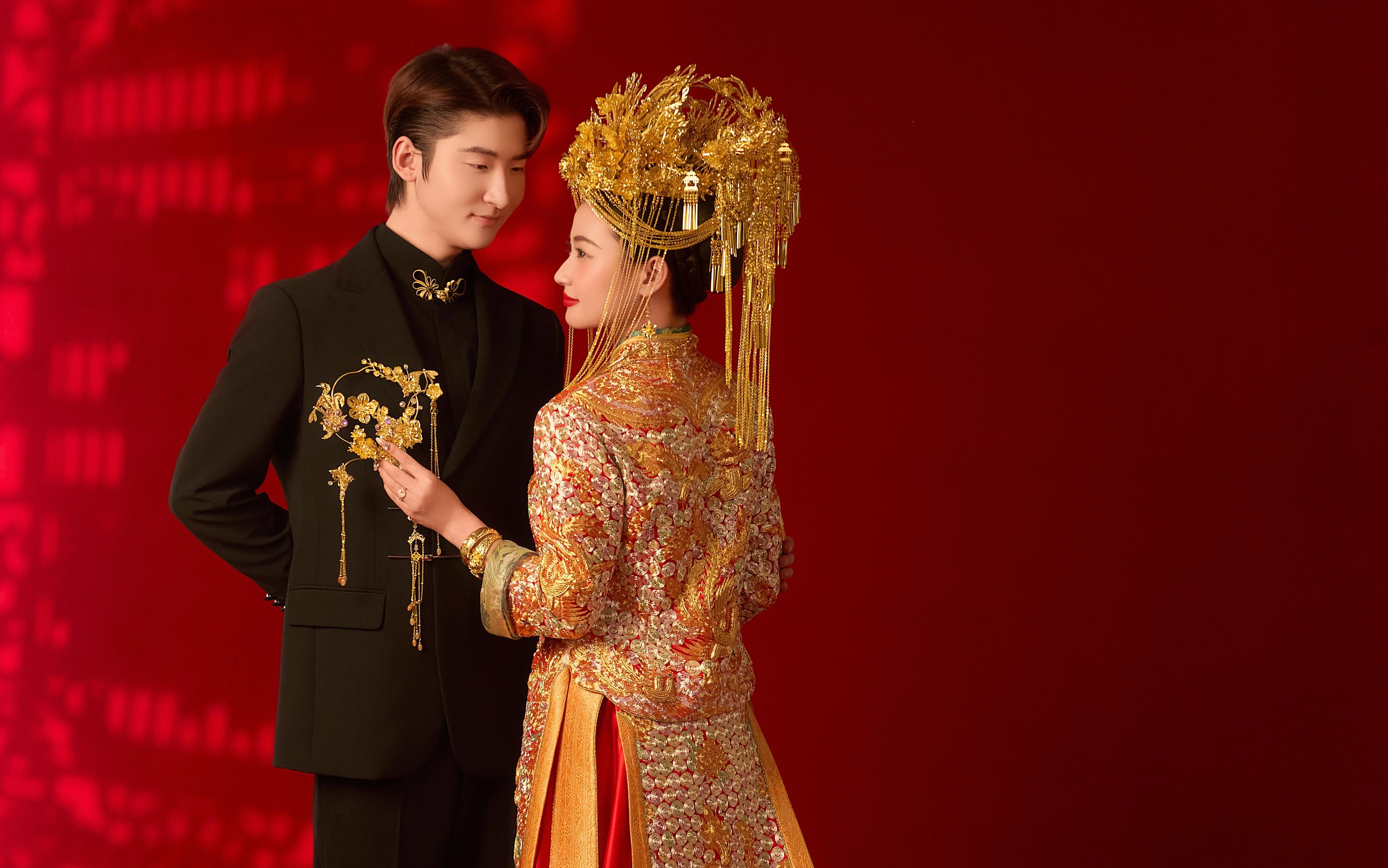 中式婚纱照