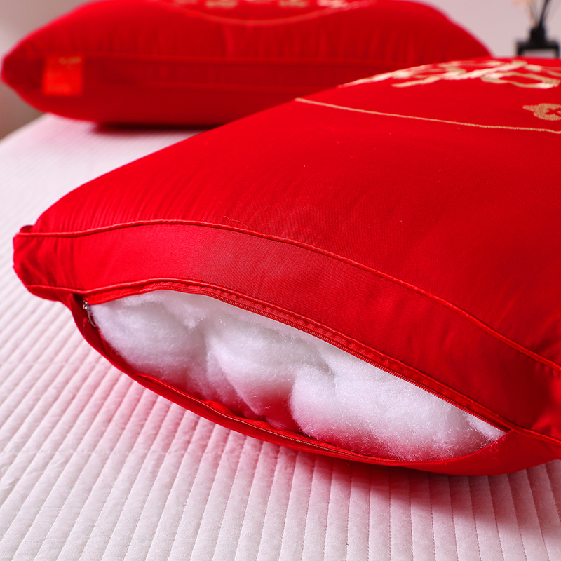 新款大红枕头婚庆枕芯