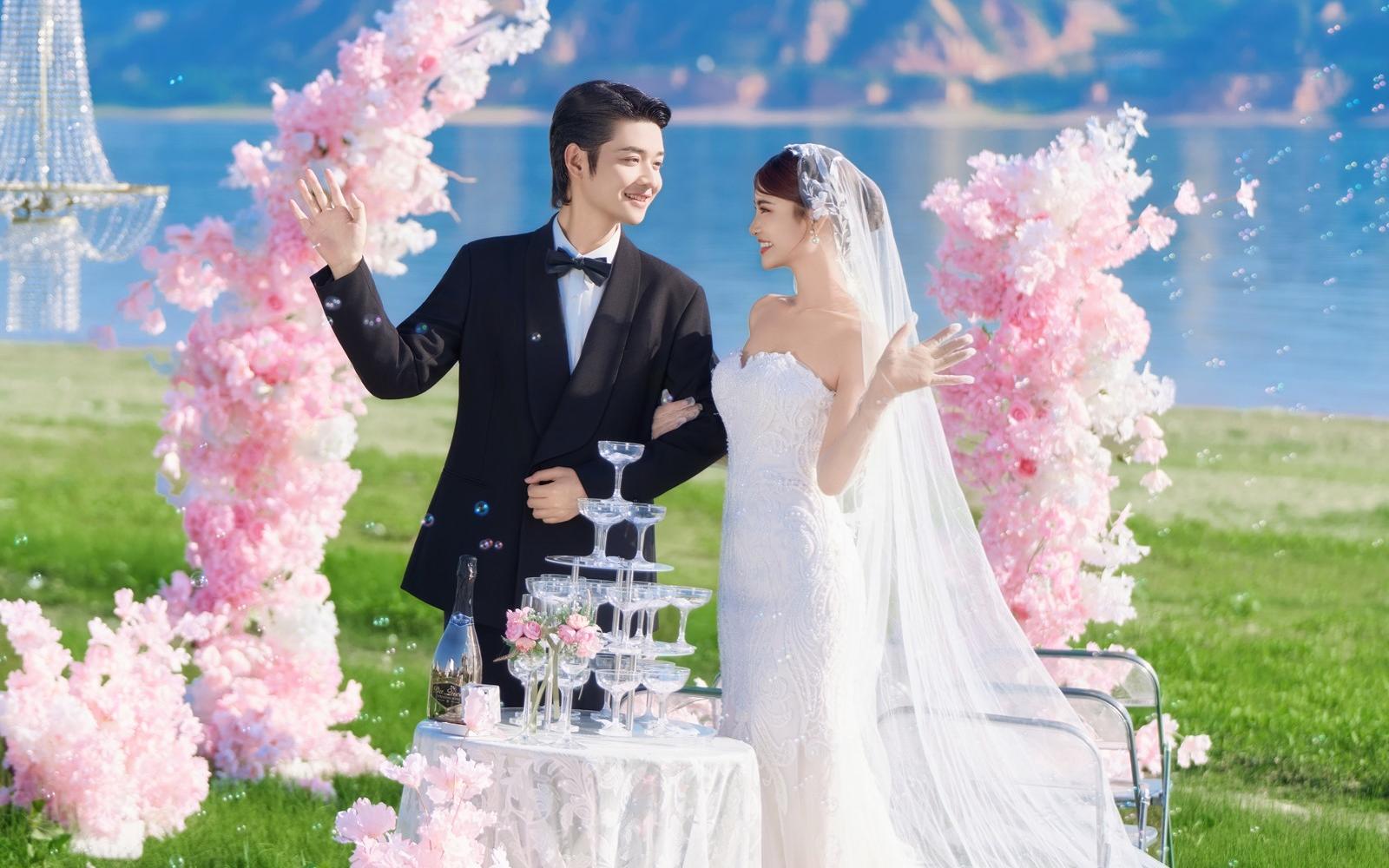 我可以为了目的地婚礼💒婚纱照结个婚