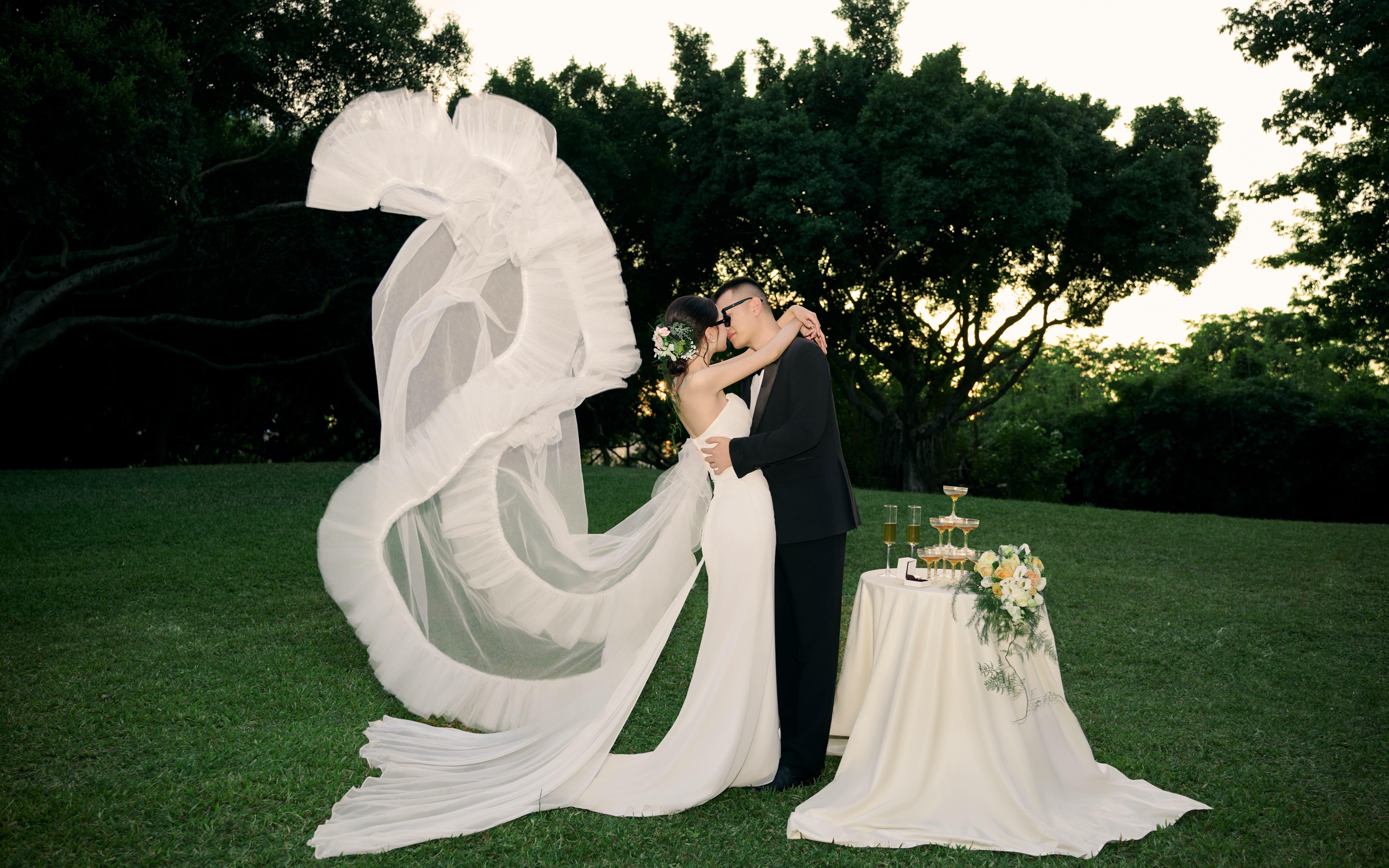 被问爆简约森系 婚纱照没到心坎上