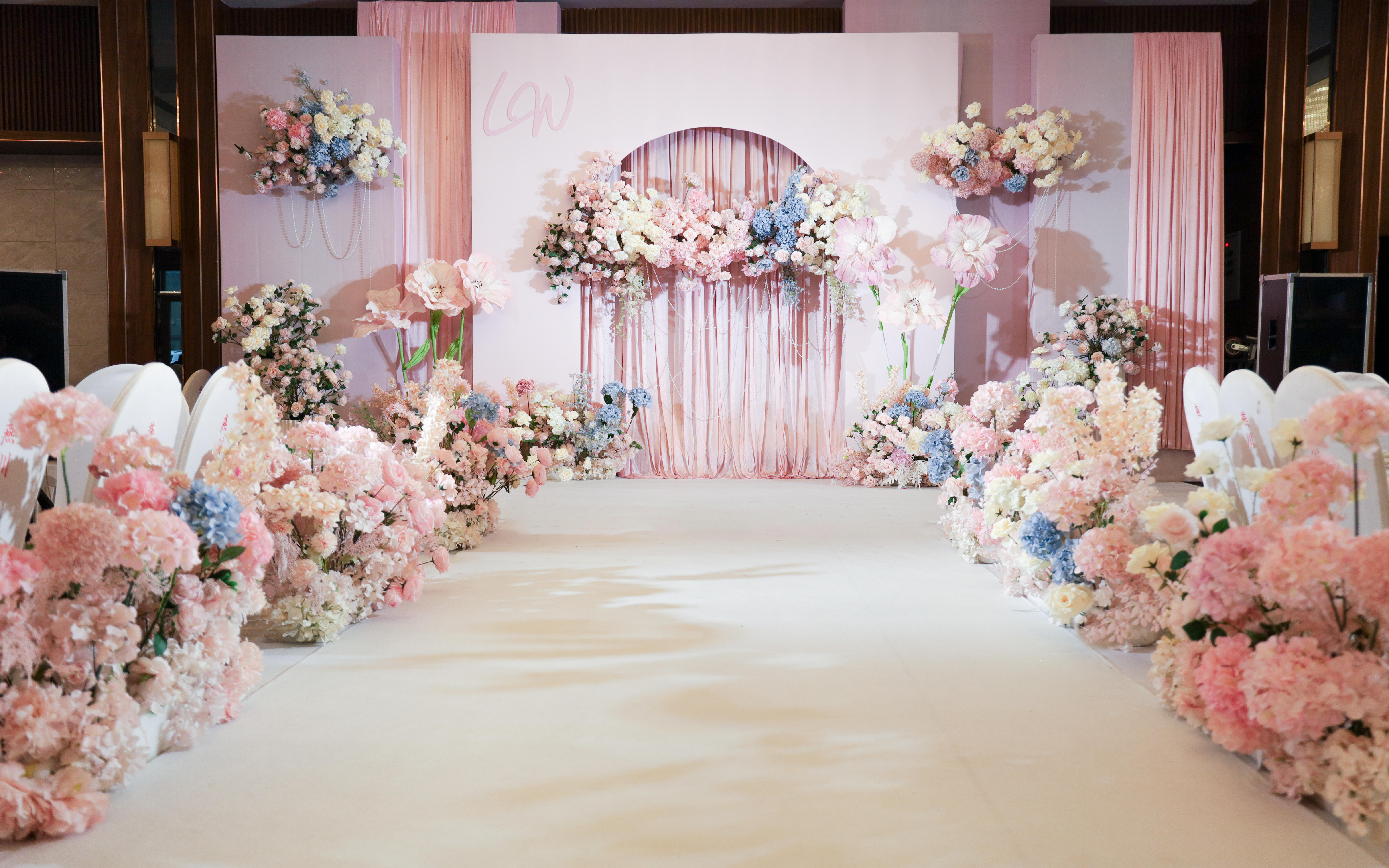 广安燕川酒店粉色系梦幻婚礼