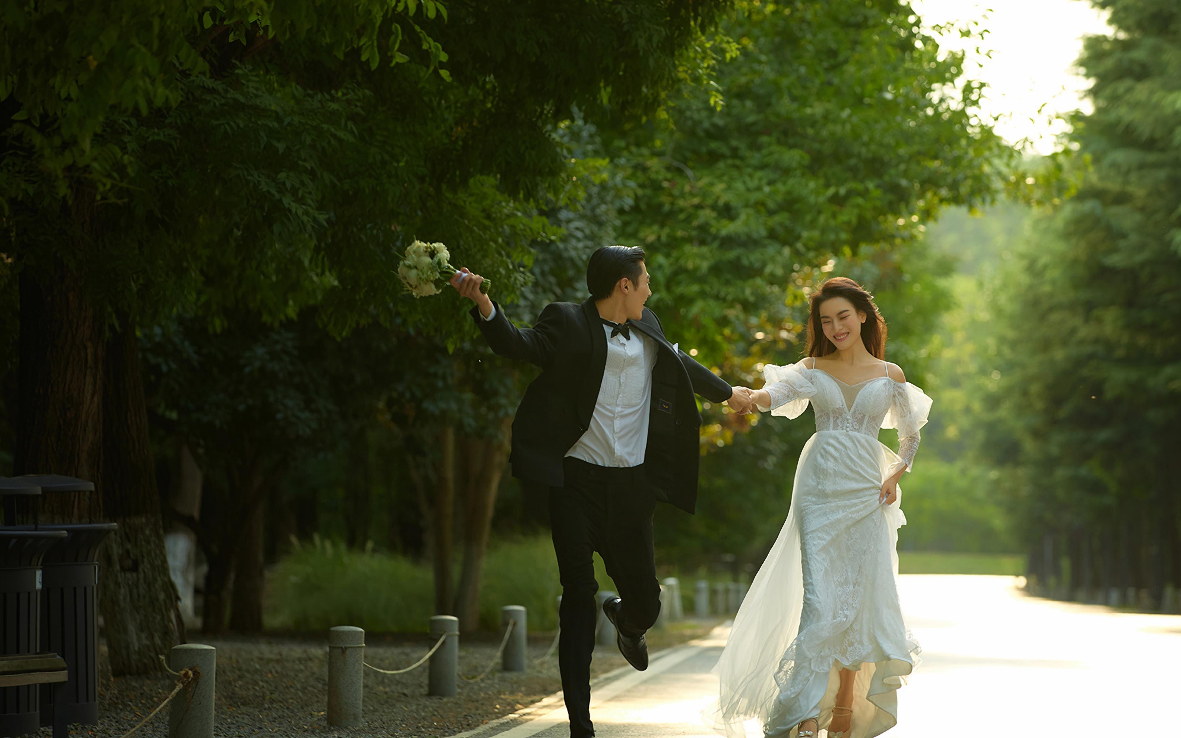 【施华洛摄影】外景森系清新自然婚纱照