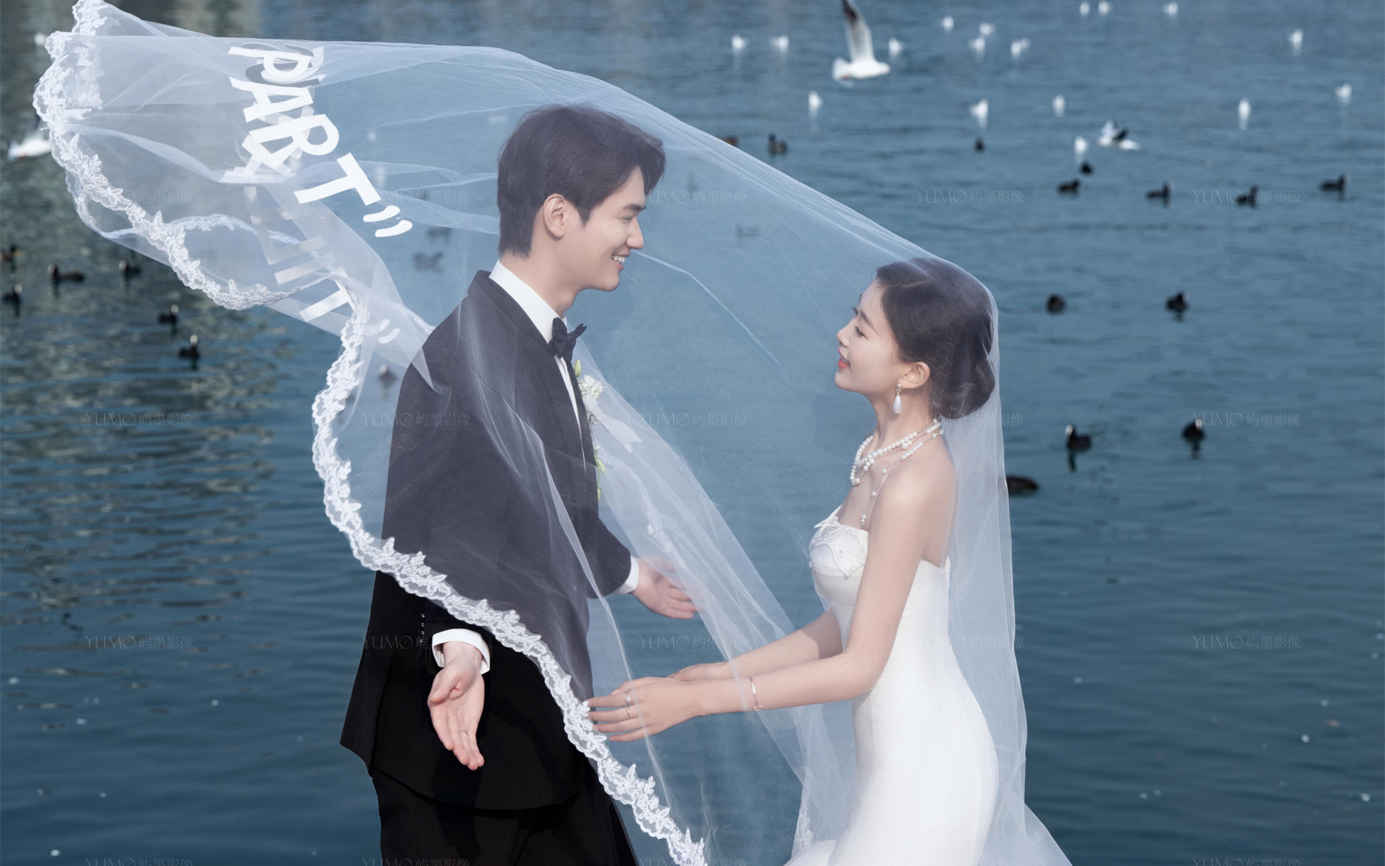 屿墨影像｜海鸥婚纱照｜落在生命里的光