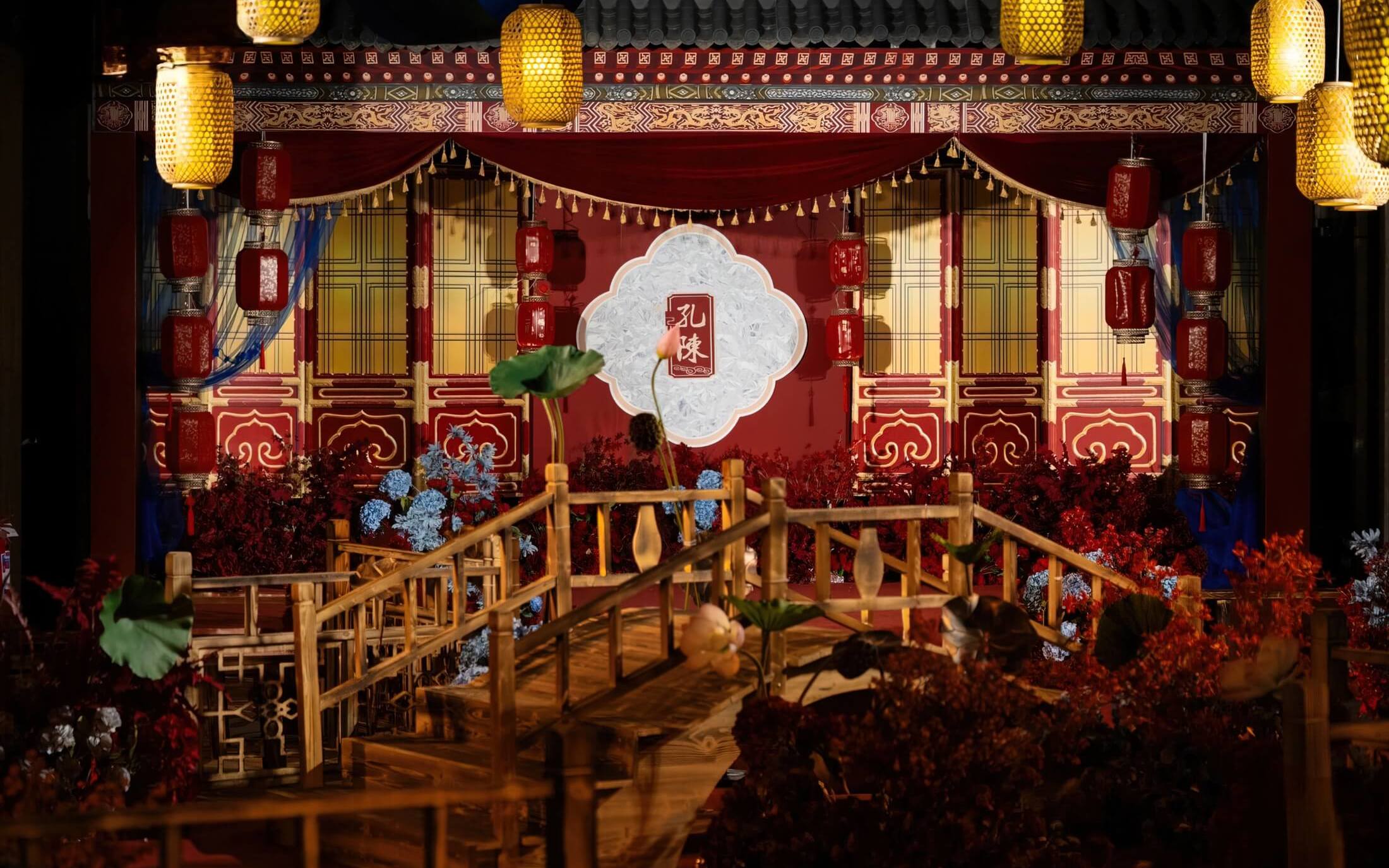 氛围小众优雅大气中式婚礼