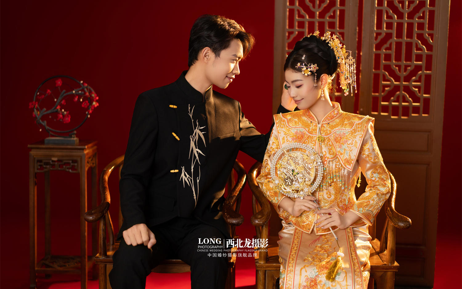 父母眼中的般配?新中式秀禾婚紗照太好看了~