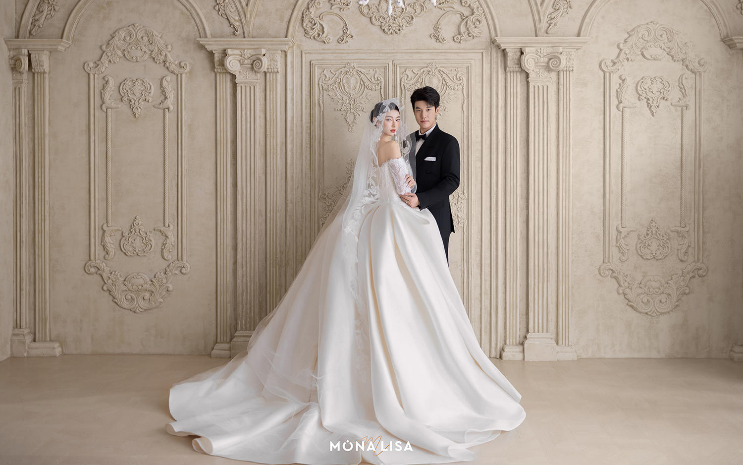 美哭了！這個花朵大頭紗簡直是婚紗照天花板