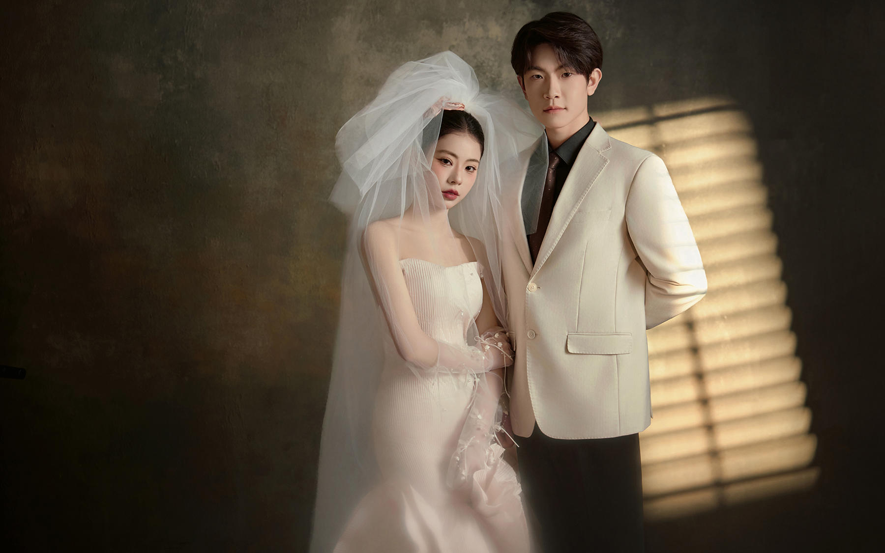 <客片>复古油画风光影婚纱照