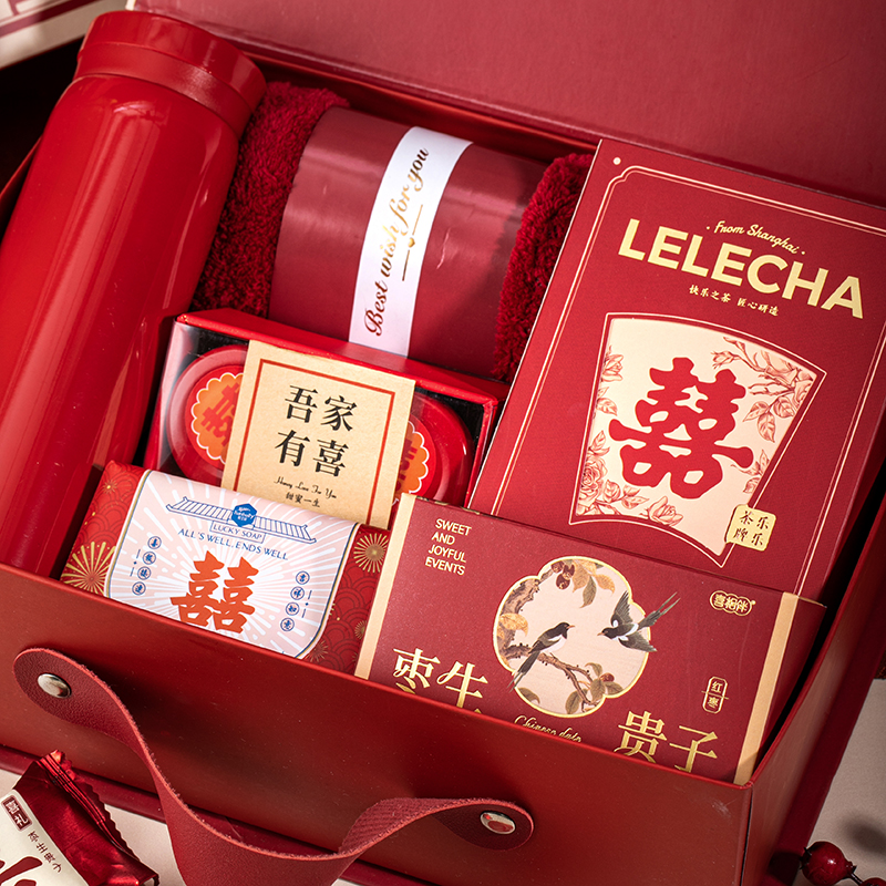 【多款套餐任选】【新品福利买5赠1】中式喜庆礼盒回礼成品伴手礼套餐
