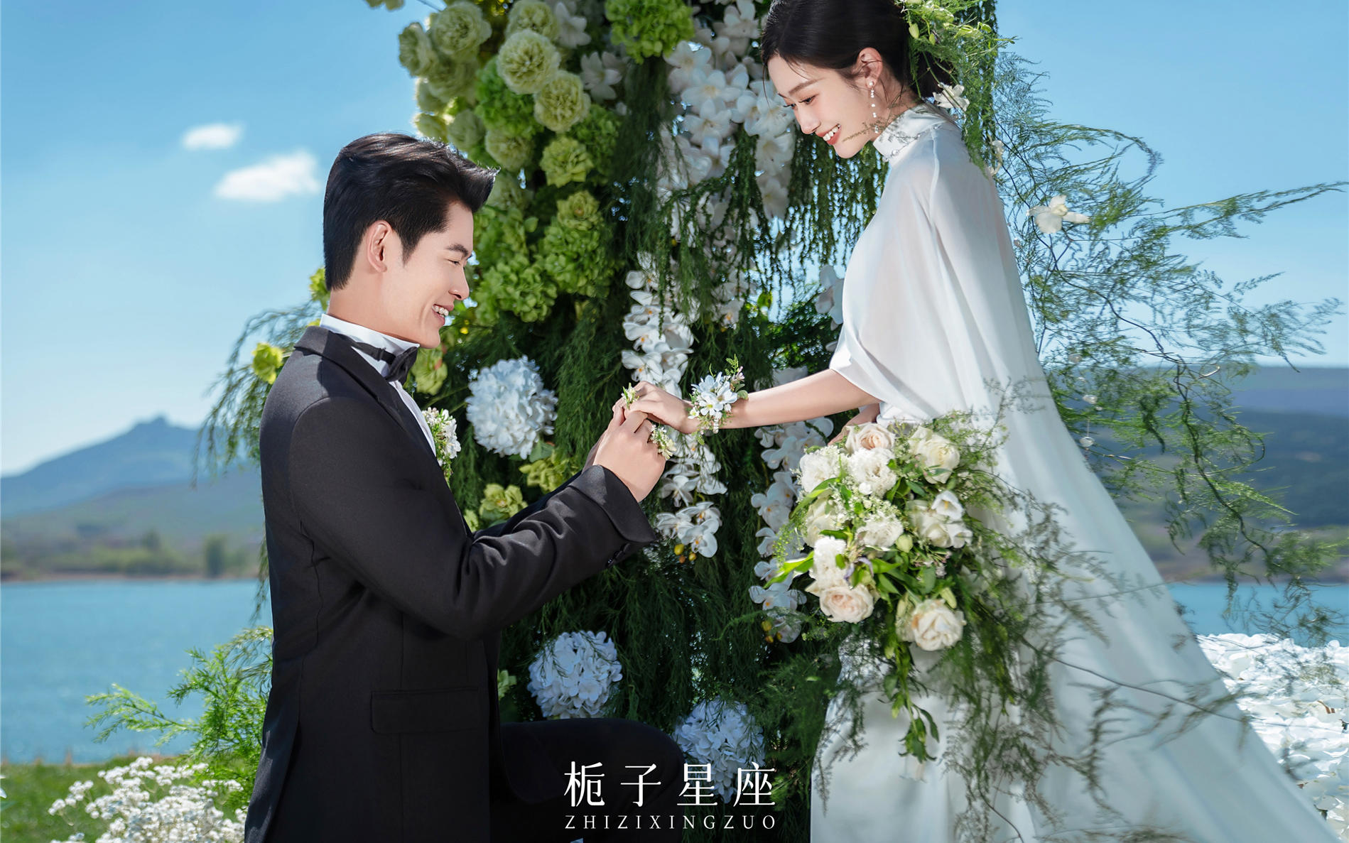 ? 湖邊草坪婚禮記錄 | 把婚紗照拍出電影感 