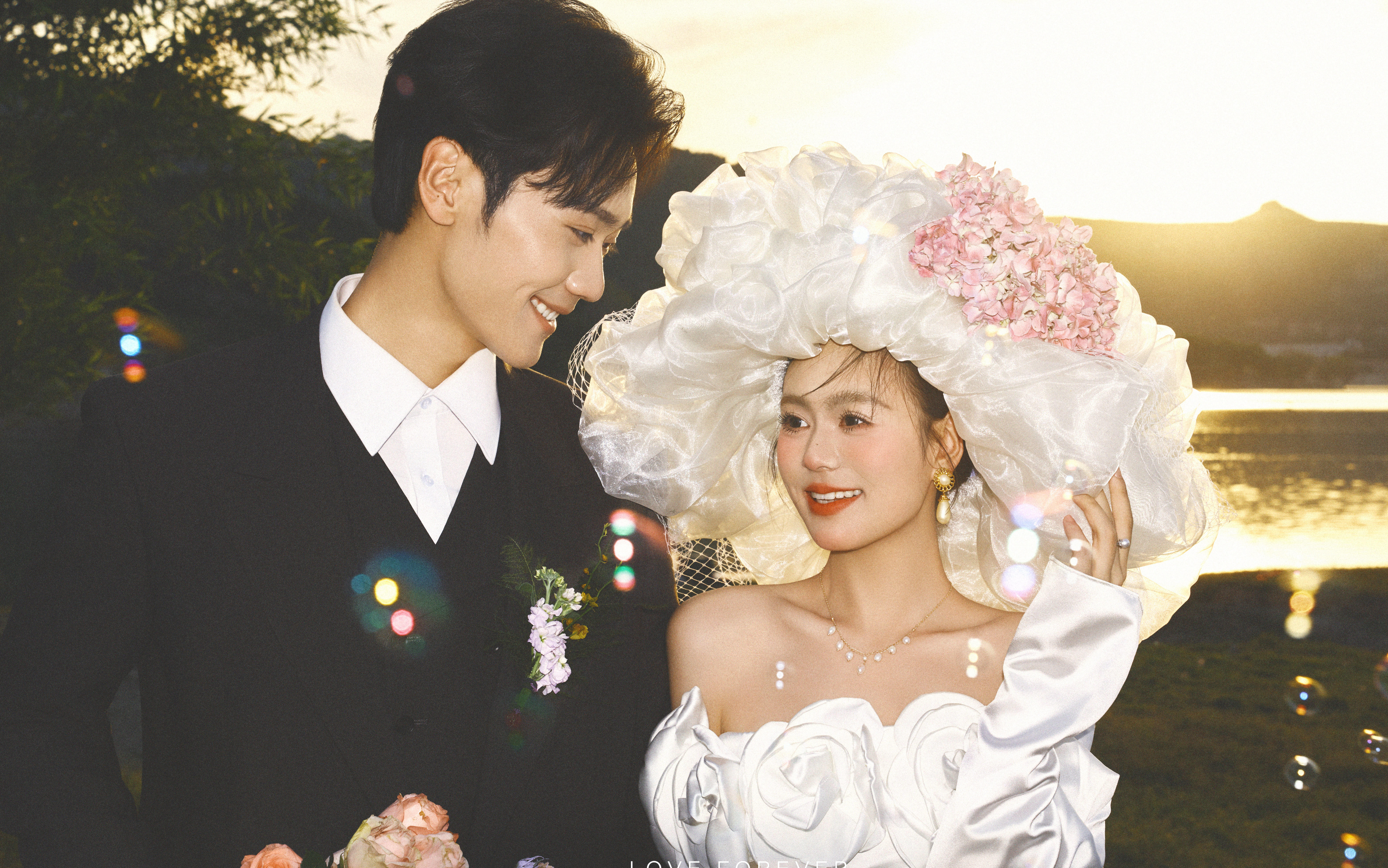 昆明婚紗照外景婚紗照夕陽婚紗照電影感婚紗照