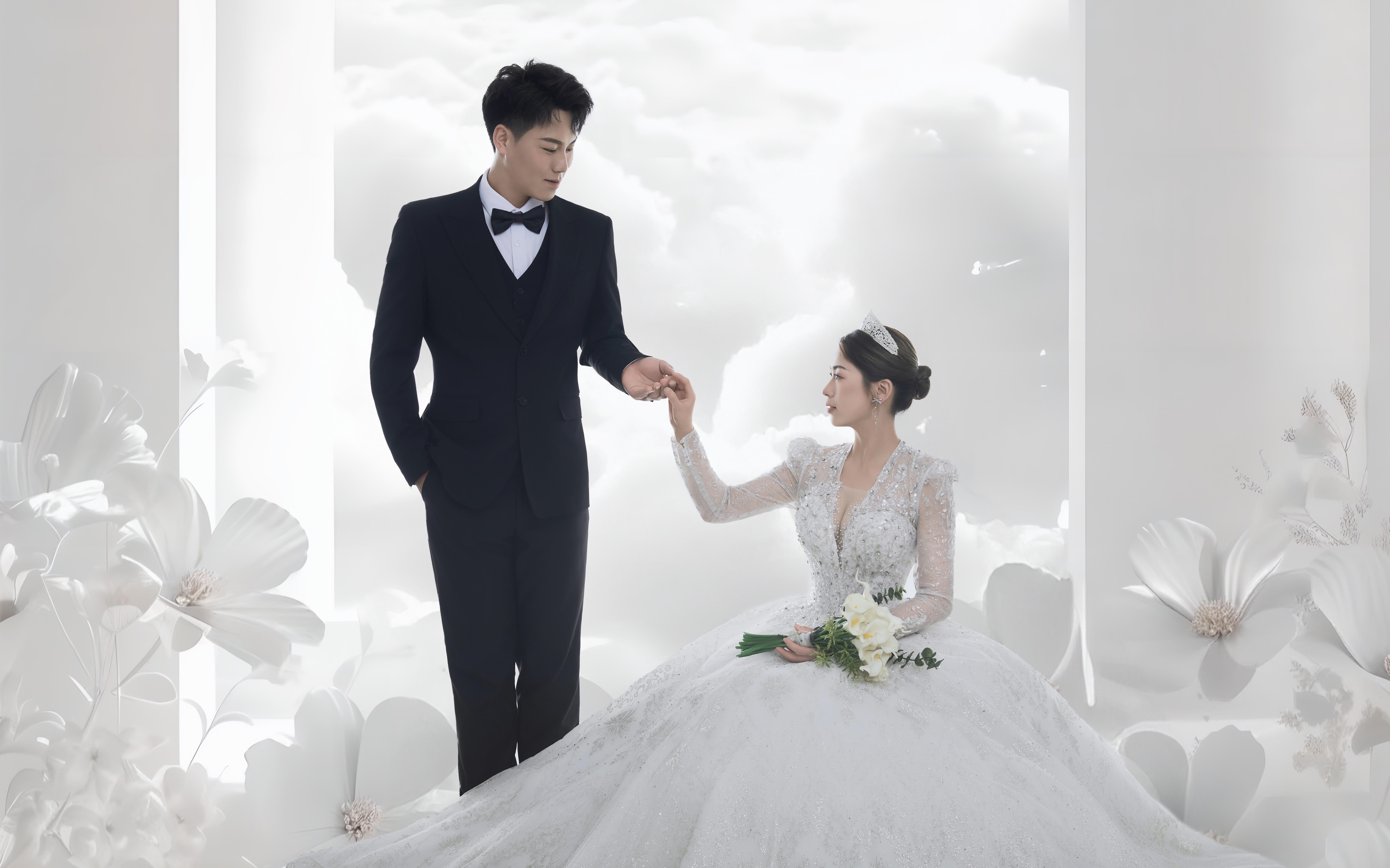 拍婚纱照！光影可不能错过！