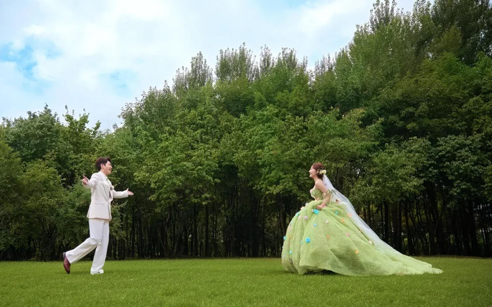 美美桑內?森系在逃公主般外景婚紗照
