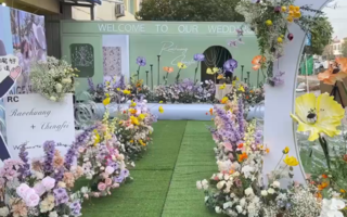 【春风十里】白绿色系法式花园农村庭院婚礼