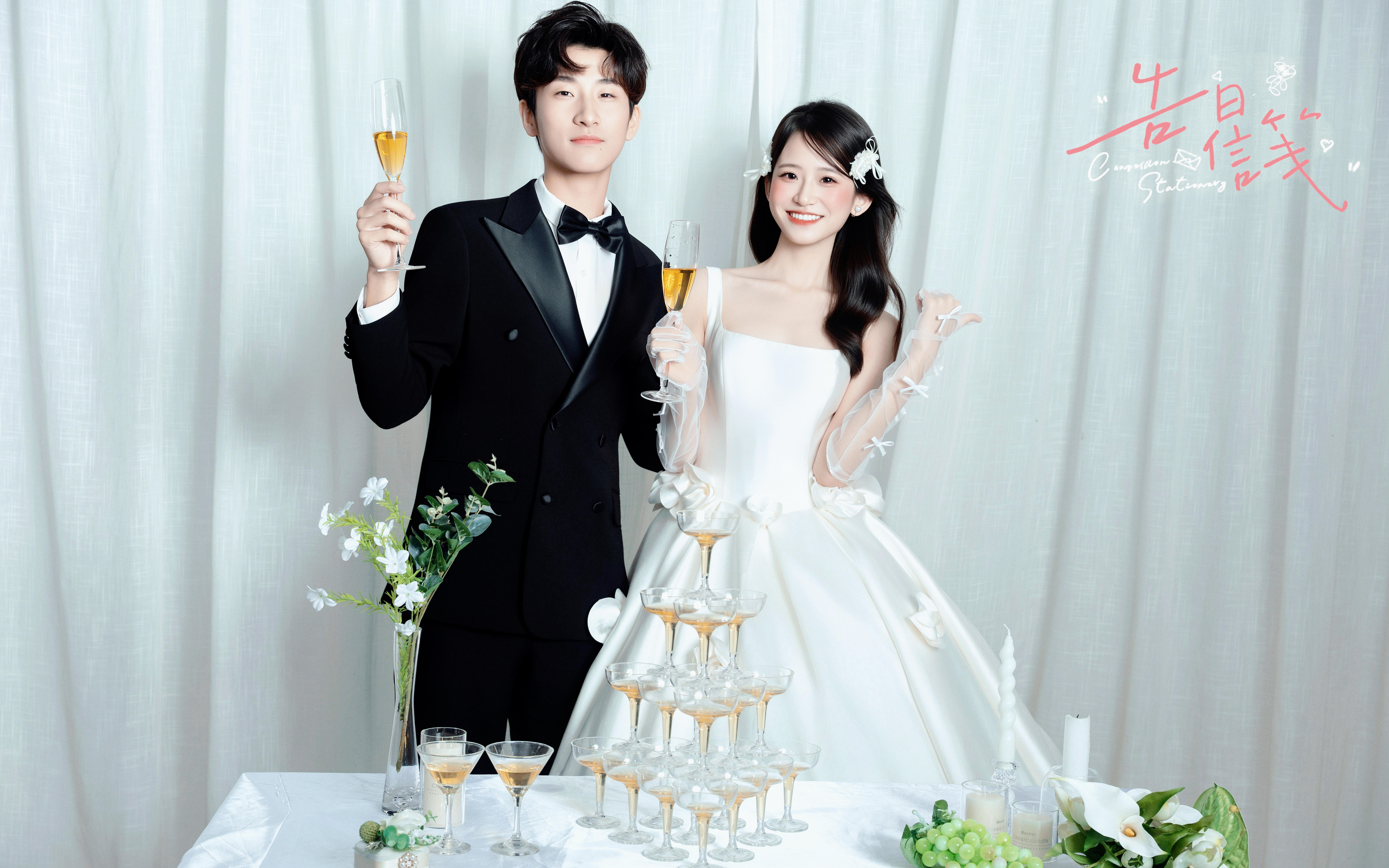 把婚禮現(xiàn)場(chǎng)搬進(jìn)婚紗照里！儀式感輕松拿捏