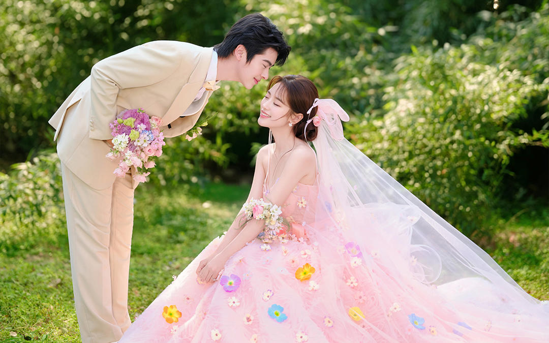 春日必拍的森系婚紗照??清新甜美好浪漫啊