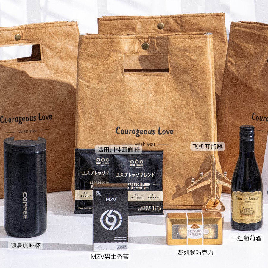 杜邦紙手提袋伴郎高端商務(wù)伴手禮 