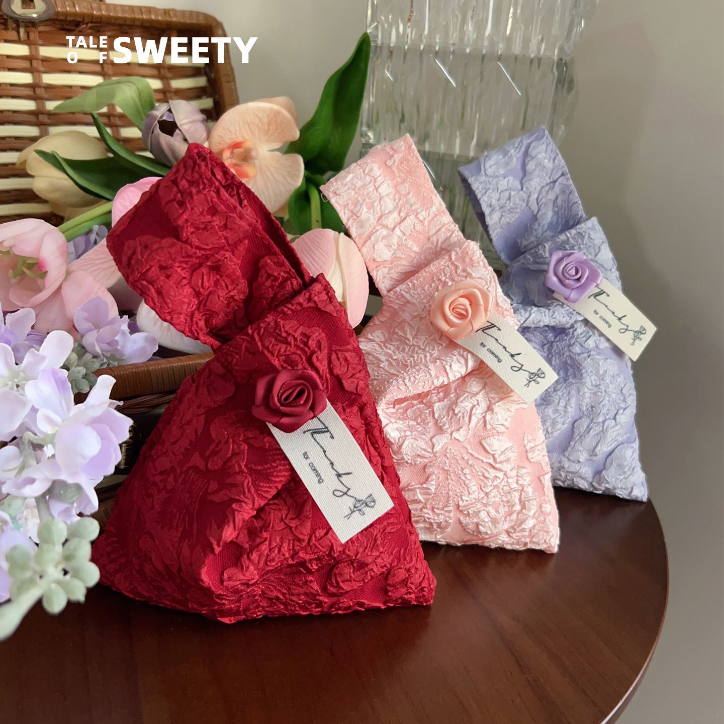 50个手腕喜糖袋子ins风