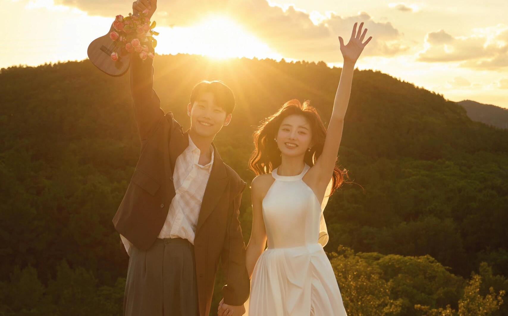 与山风许愿！与人海相恋 纪实婚纱照