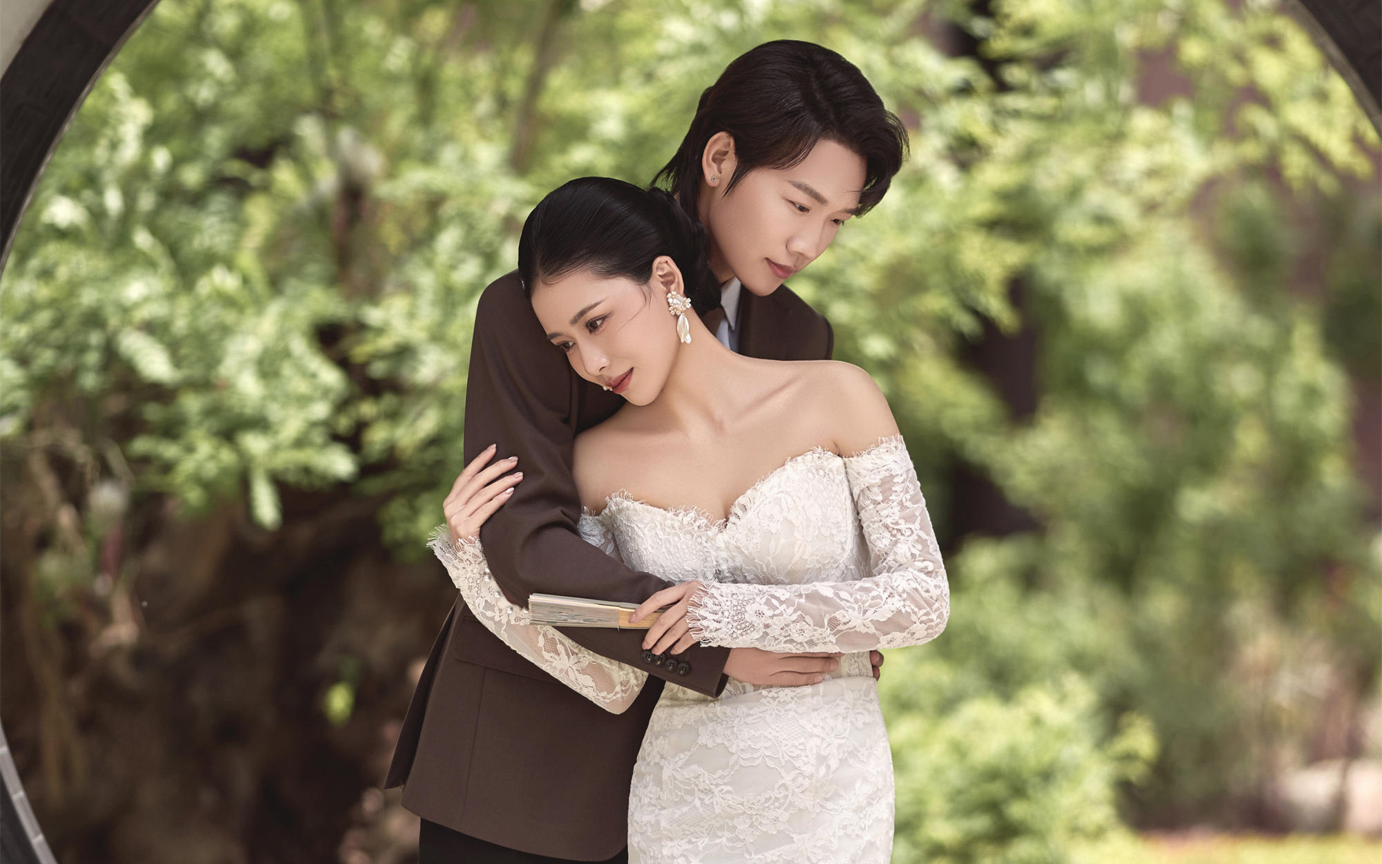 不入园林 怎知春色如许🌿婉约园林婚纱照