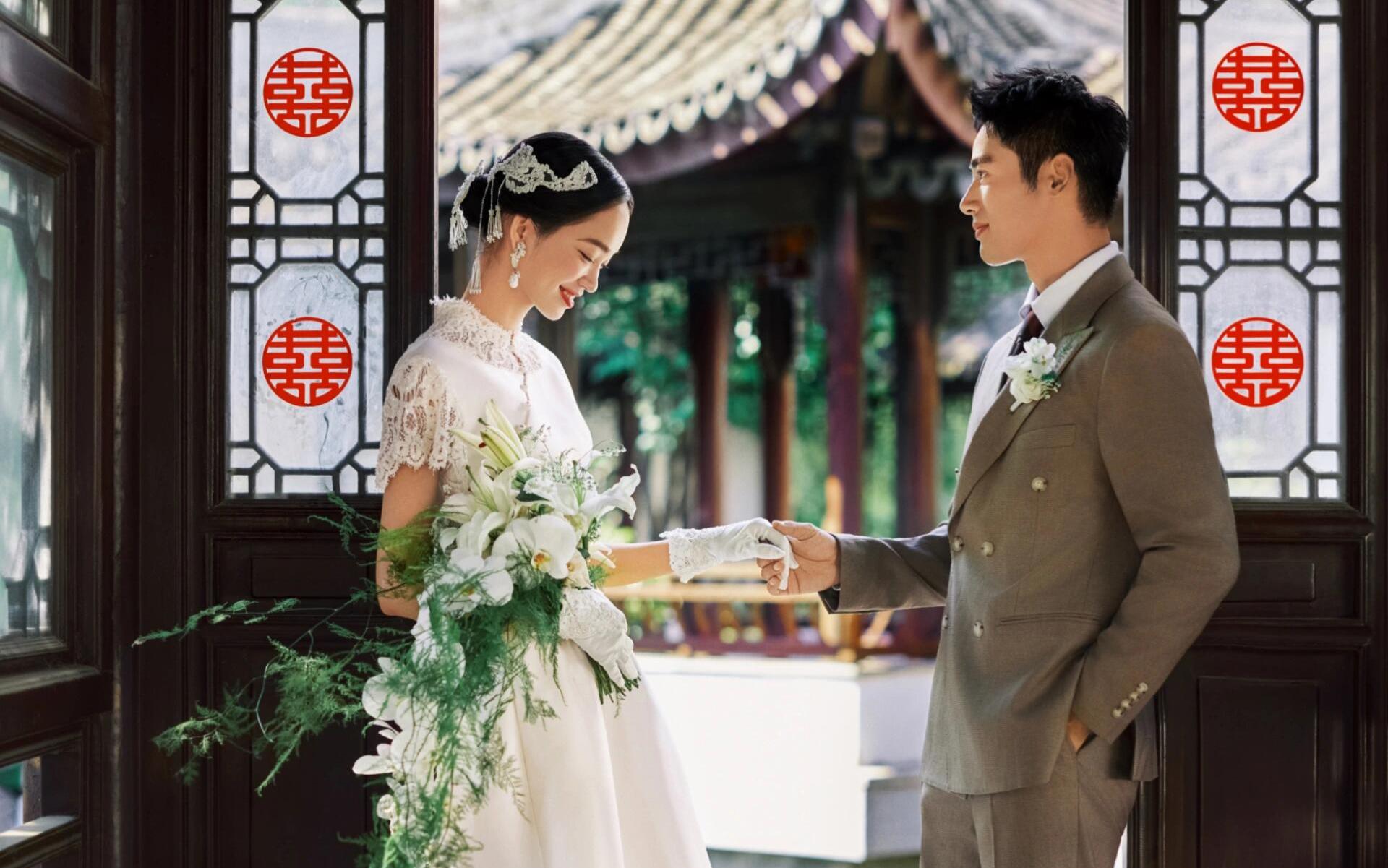 真不是剧照🔥是被全家爆夸的民国风婚纱照～