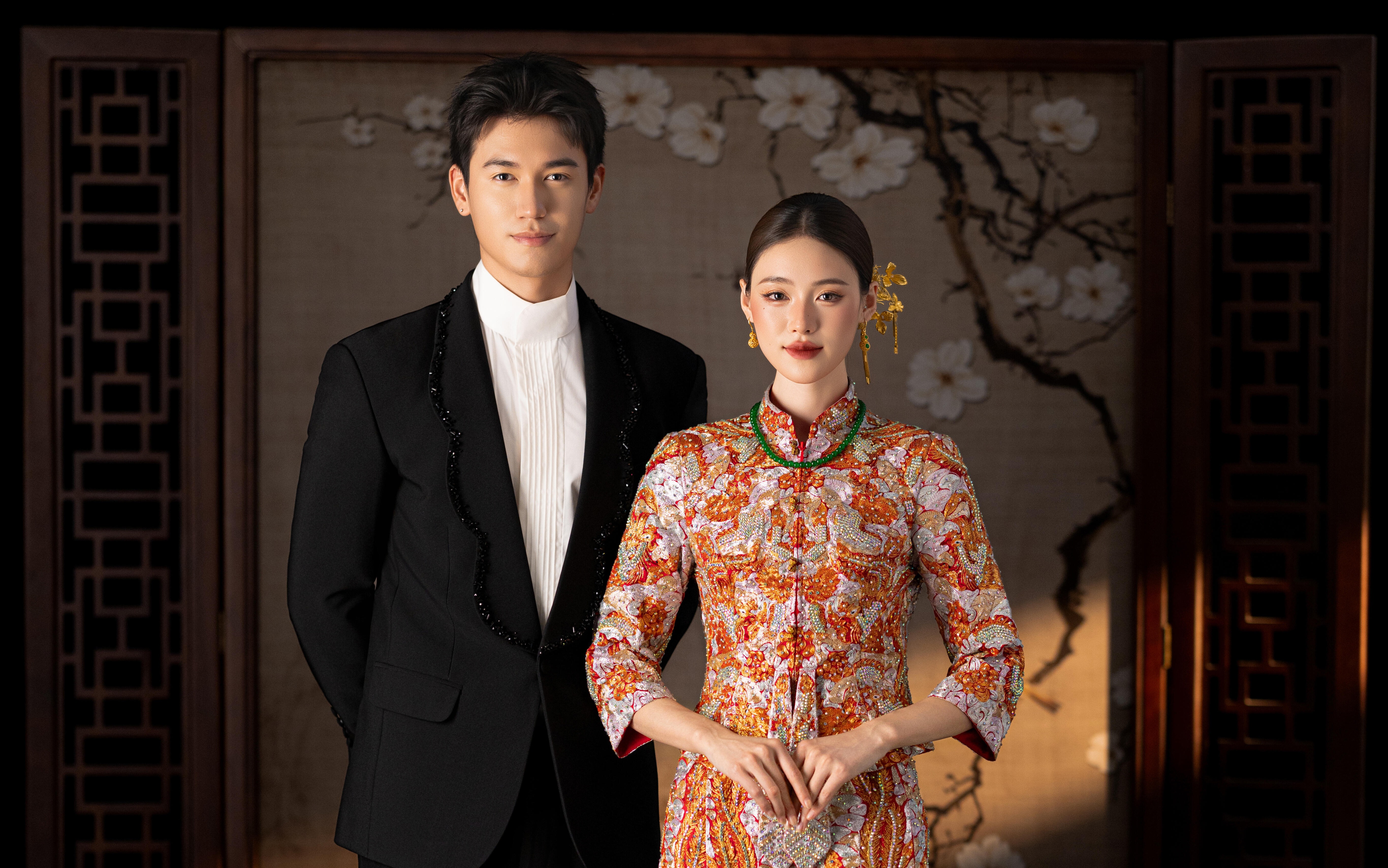 不动声色的东方美学 美出圈的新中式婚纱照
