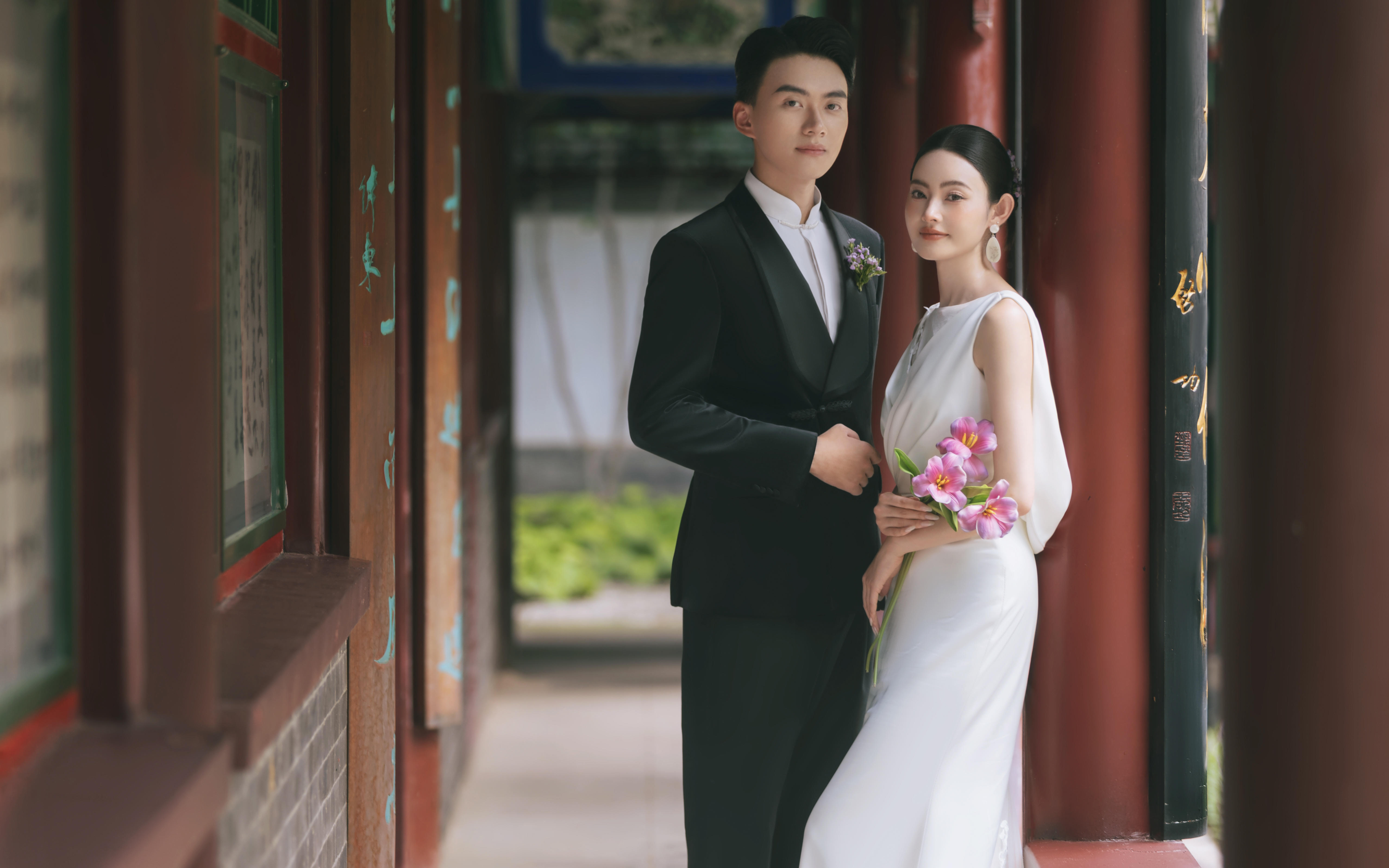 园林婚纱照🍃氛围感绝了被新中式硬控